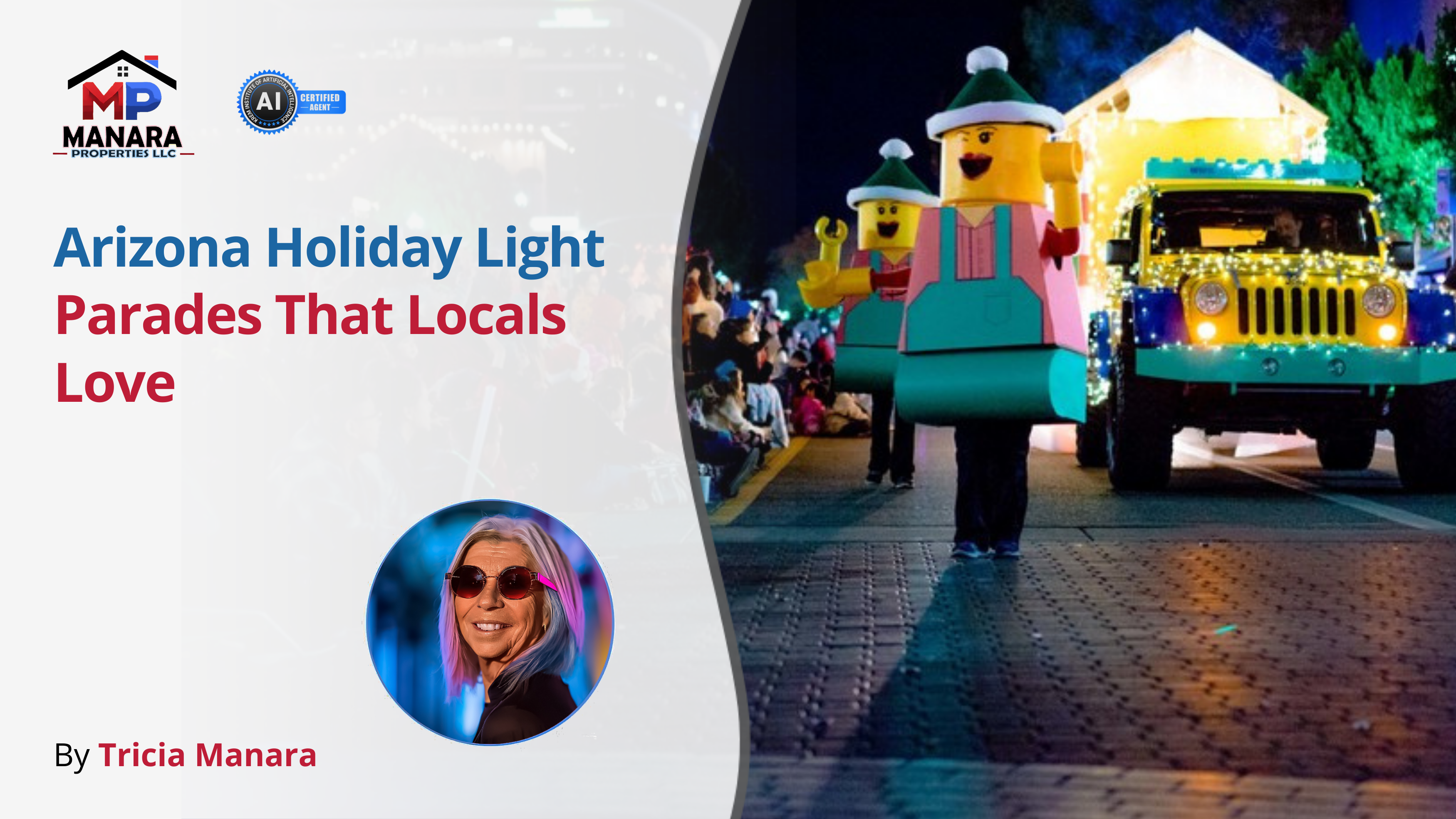 Arizona’s Most Magical Holiday Light Parades for Families header image.