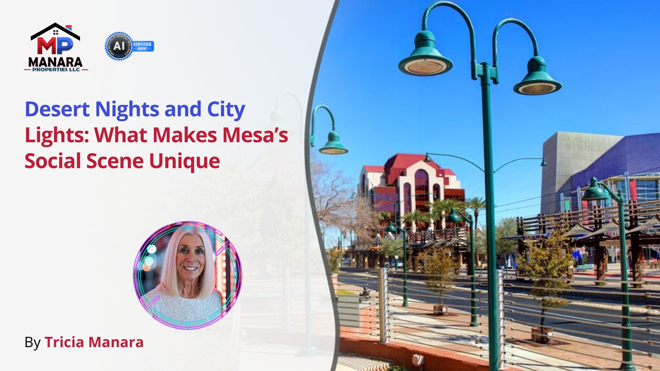 Desert Nights and City Lights in Mesa Arizona’s One-of-a-Kind Social Scene header image.