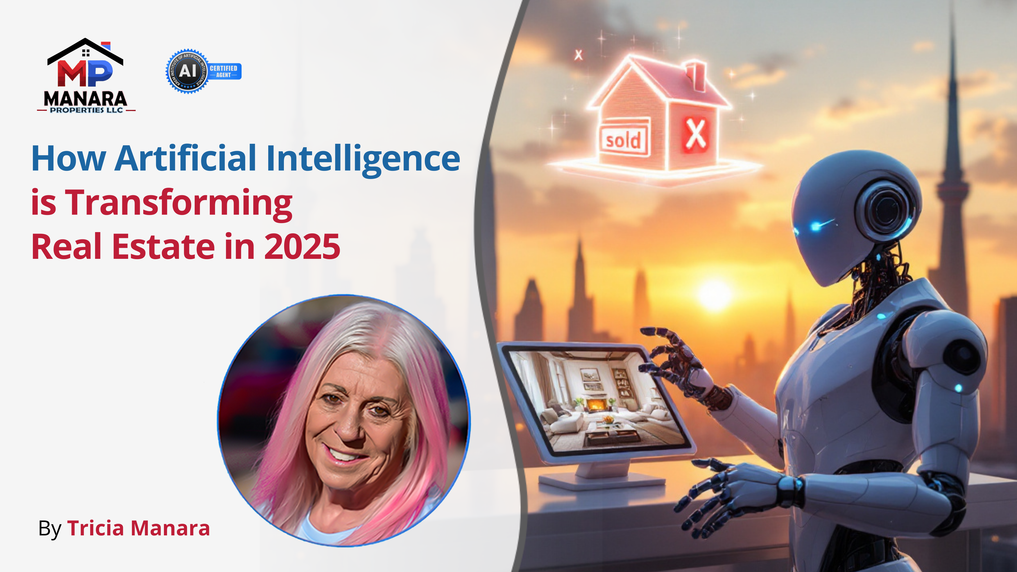 How Artificial Intelligence is Revolutionizing Real Estate in 2025 header image.