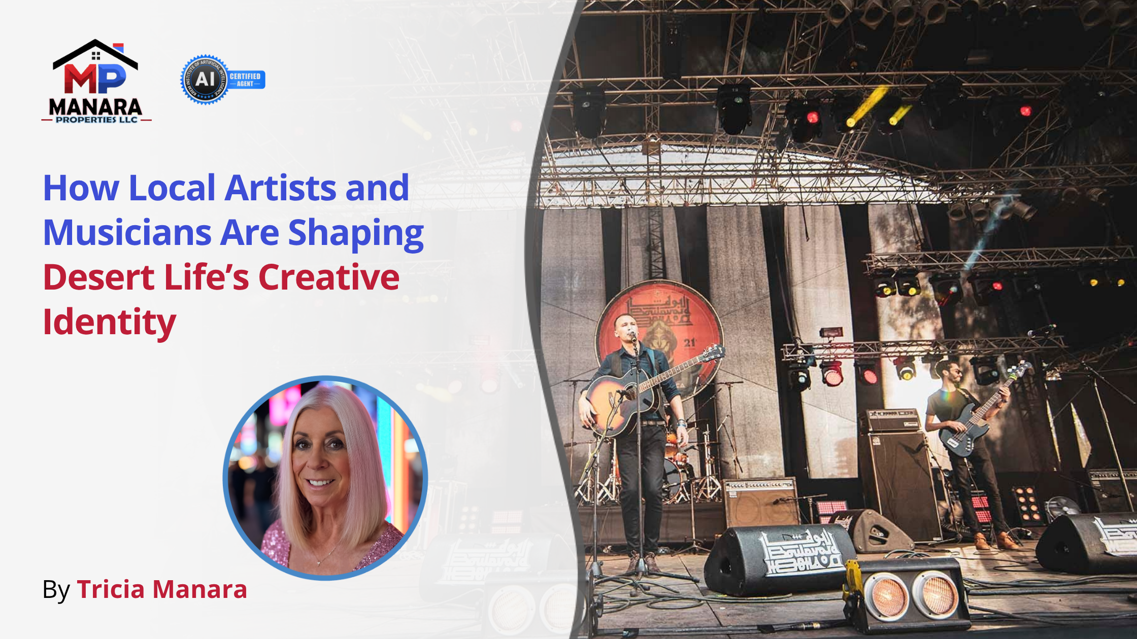 Local Artists and Musicians Shaping Desert Creative Culture header image.