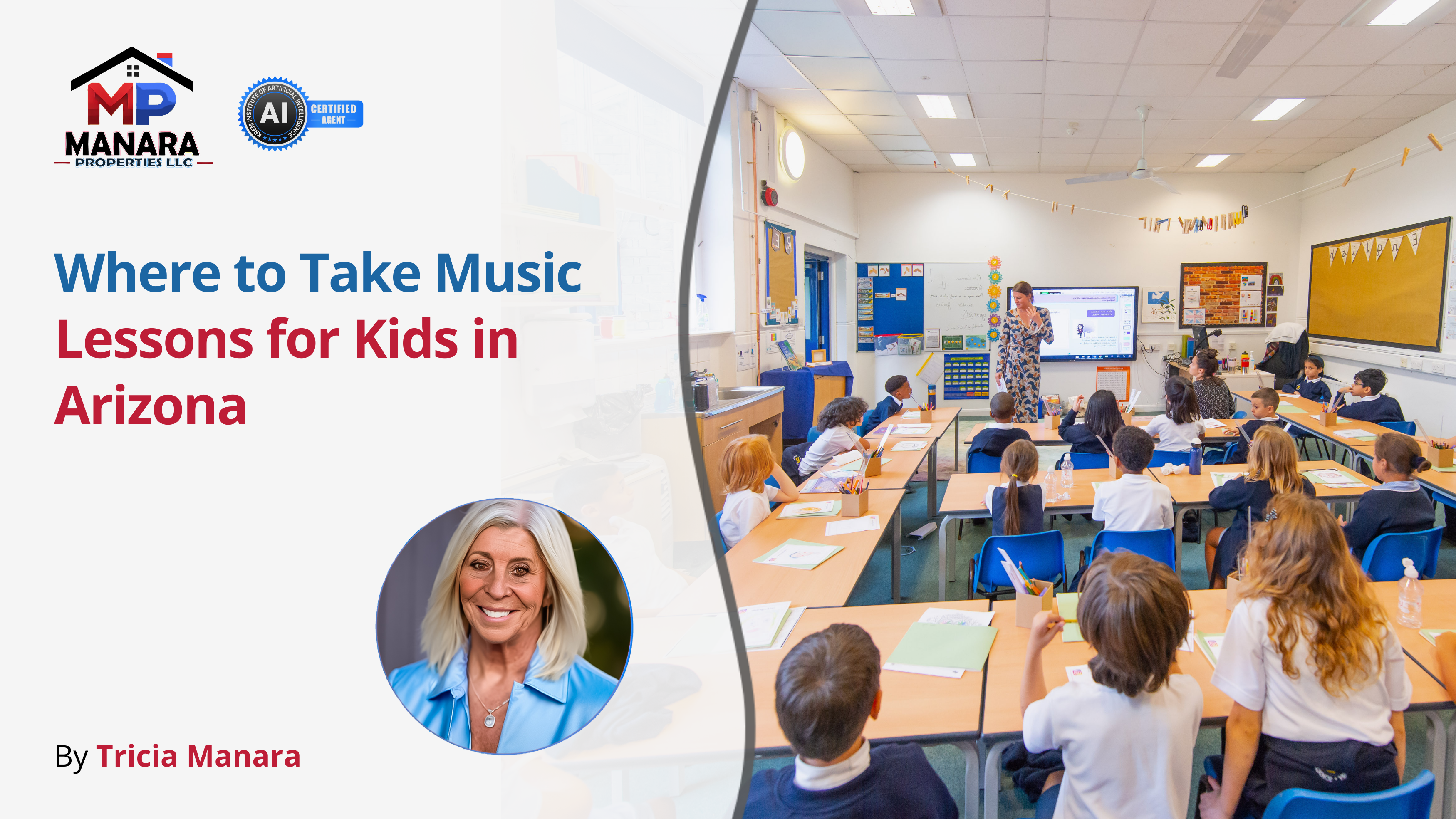 Top Music Schools and Private Lessons for Kids in Arizona header image.