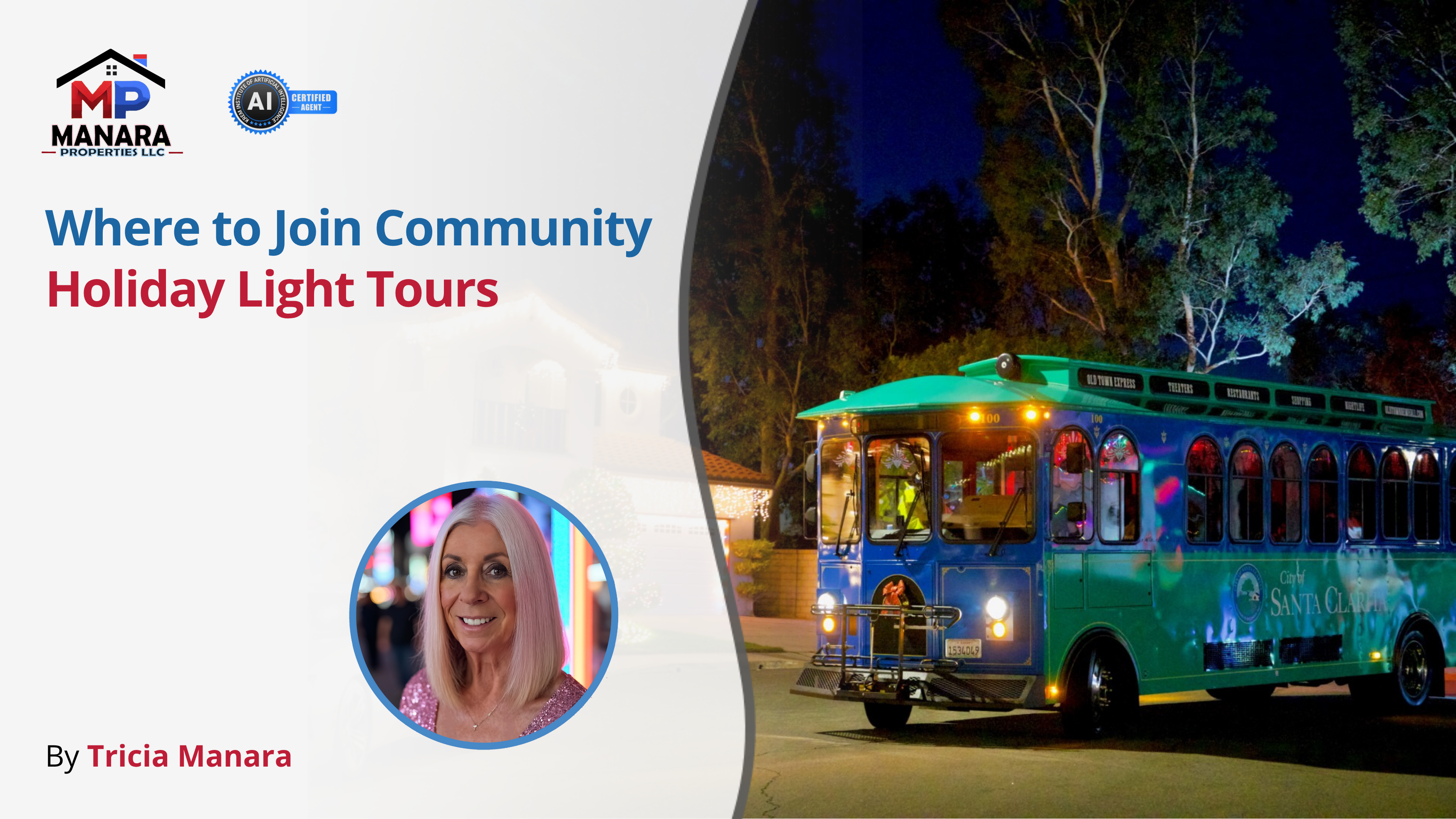 Where to Experience Magical Community Holiday Light Tours This Year header image.