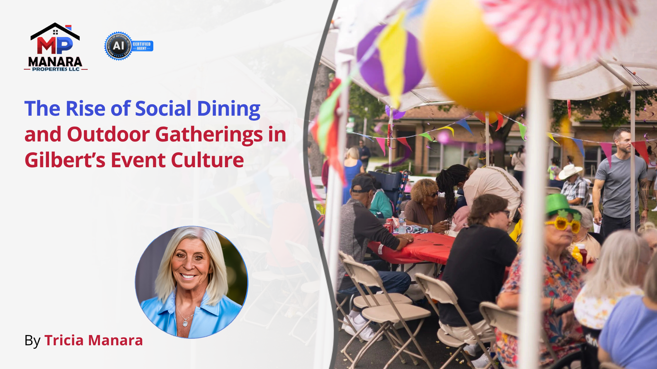 The Rise of Social Dining and Outdoor Gatherings in Gilbert Event Culture header image.