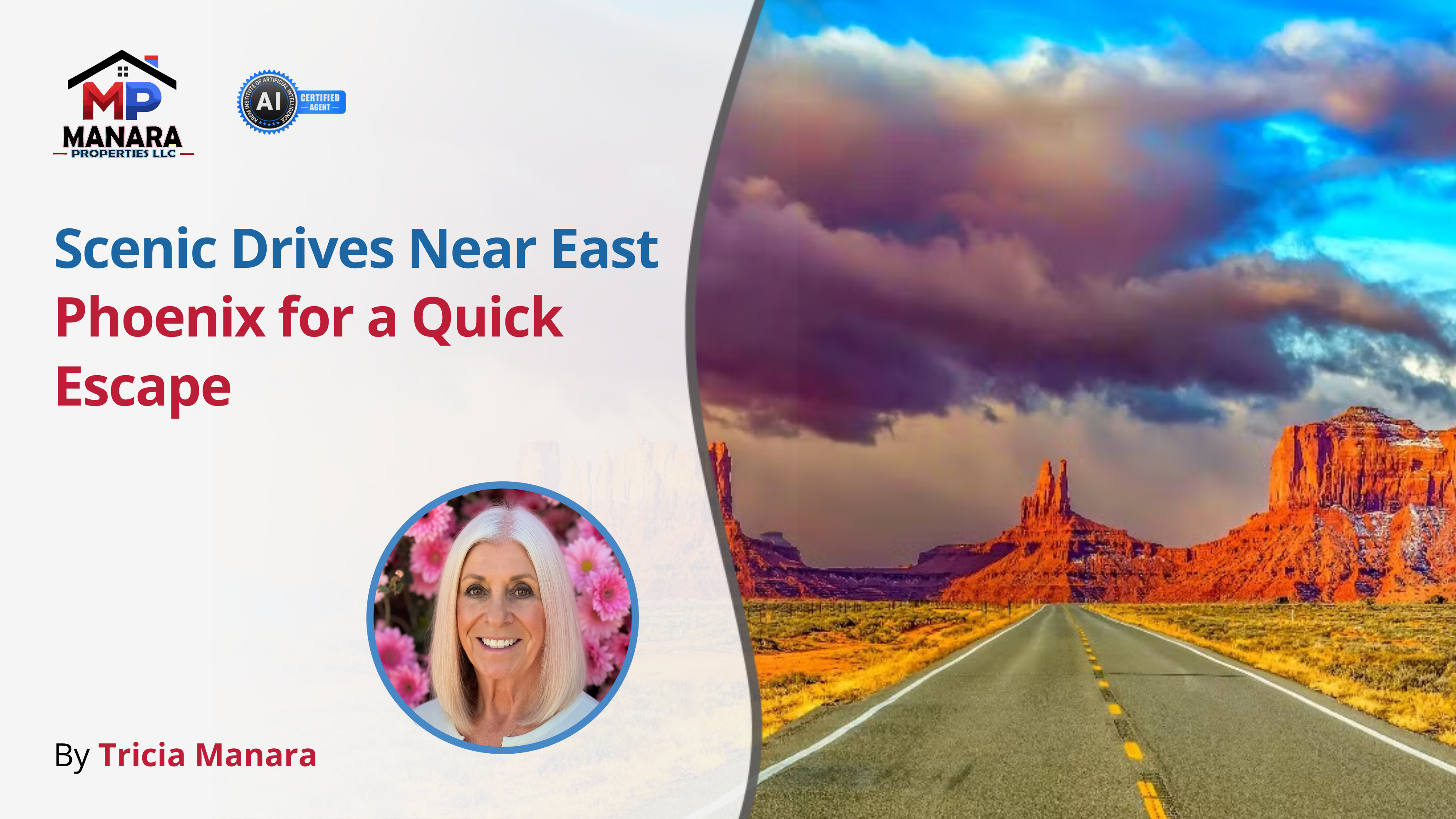 Where to Find the Most Beautiful Scenic Routes Around East Phoenix header image.