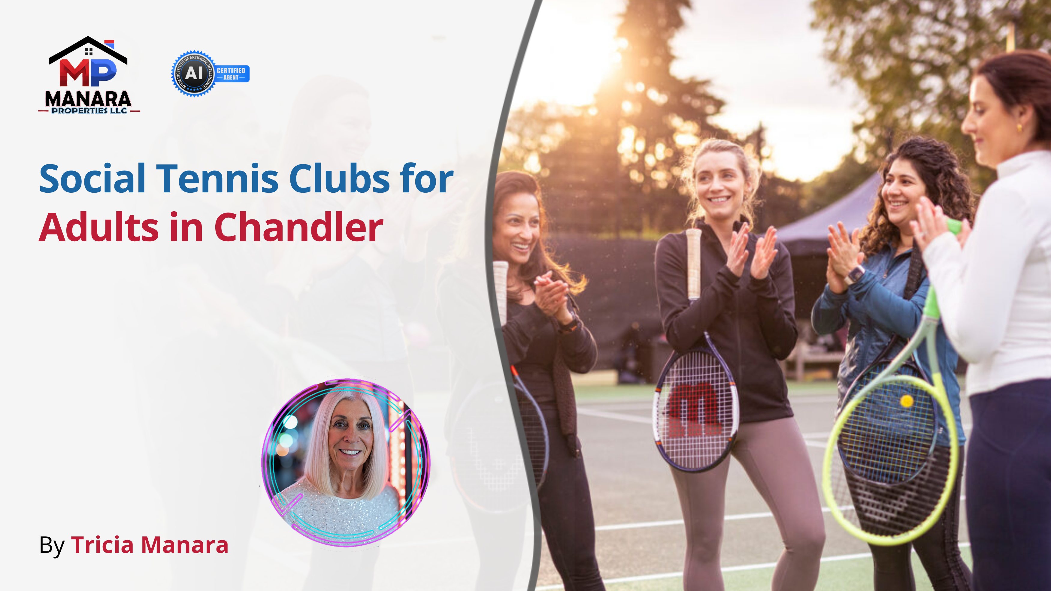 Best Adult Tennis Groups and Leagues in Chandler header image.