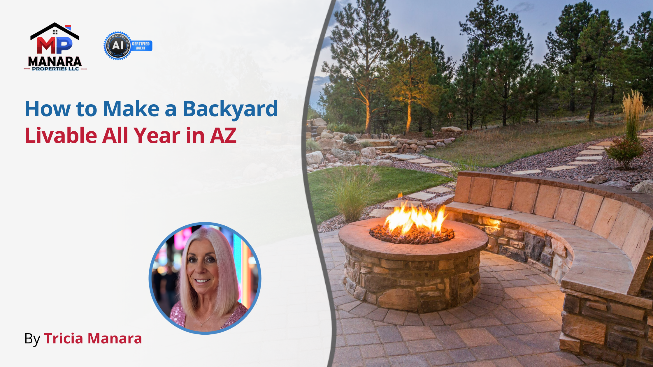 Backyard Ideas That Keep You Comfortable All Year in Arizona header image.