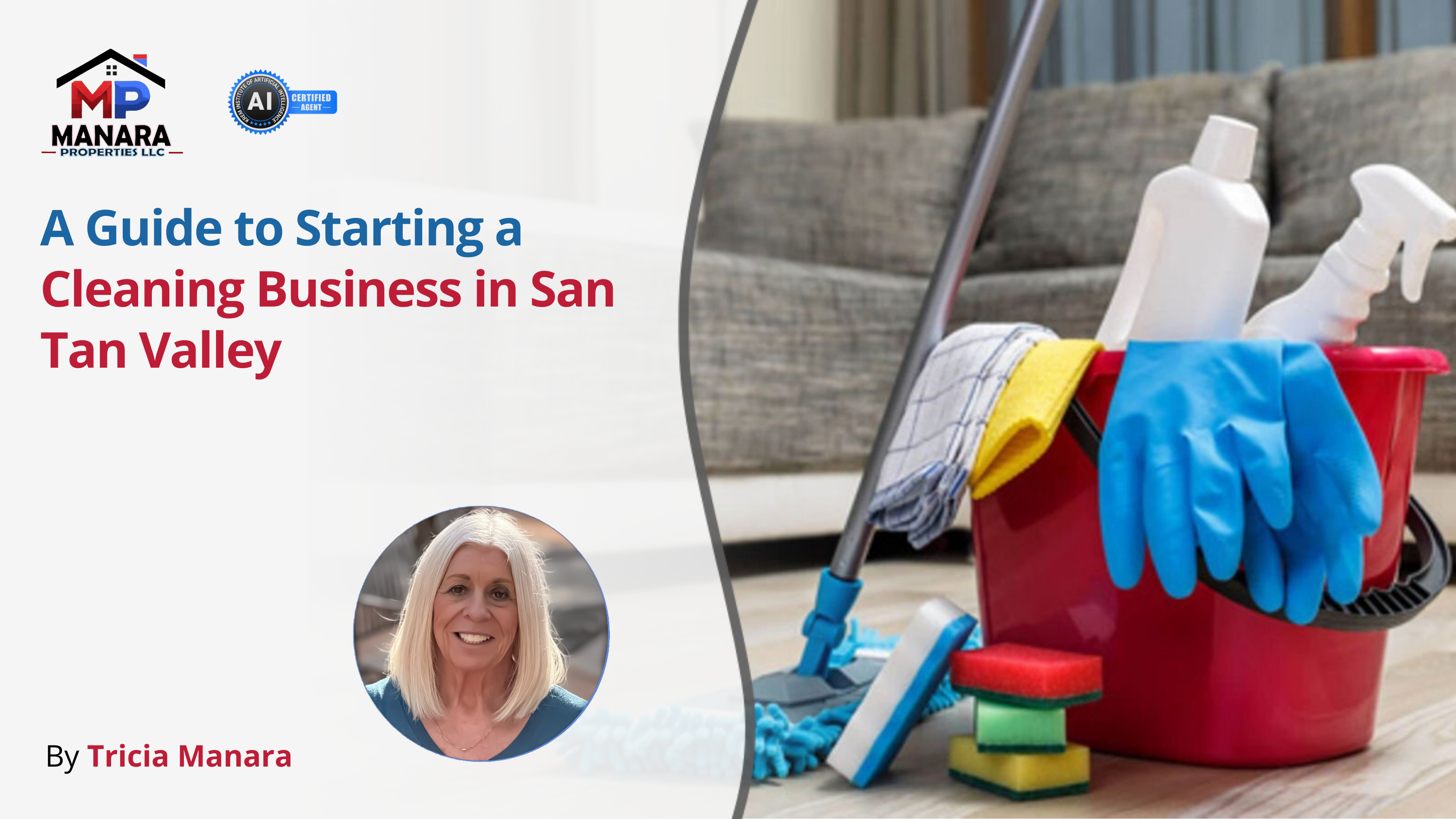 How to Start Your Own Cleaning Service in San Tan Valley header image.