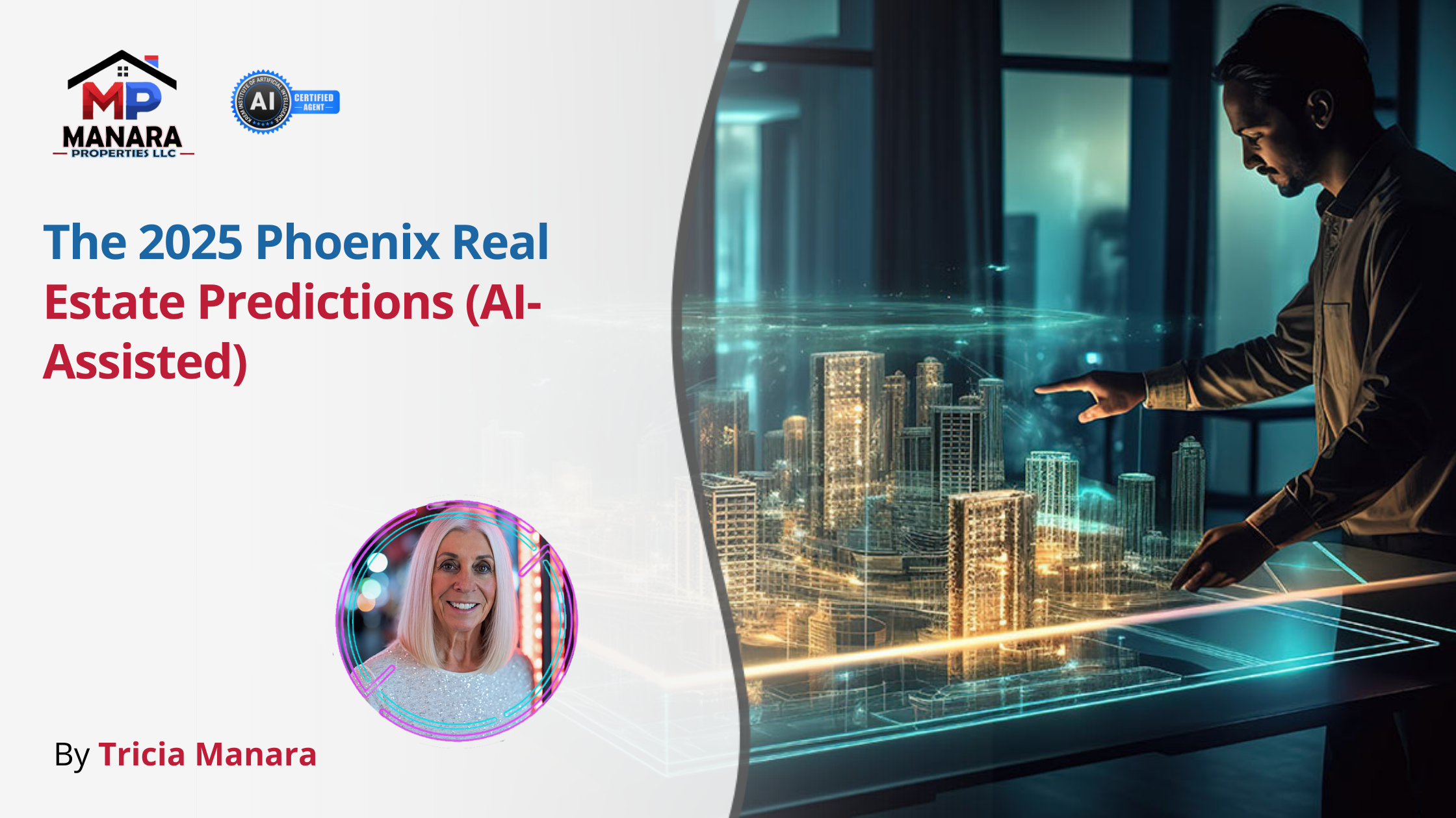 AI Predicts the Future of Phoenix Real Estate in 2025 header image.