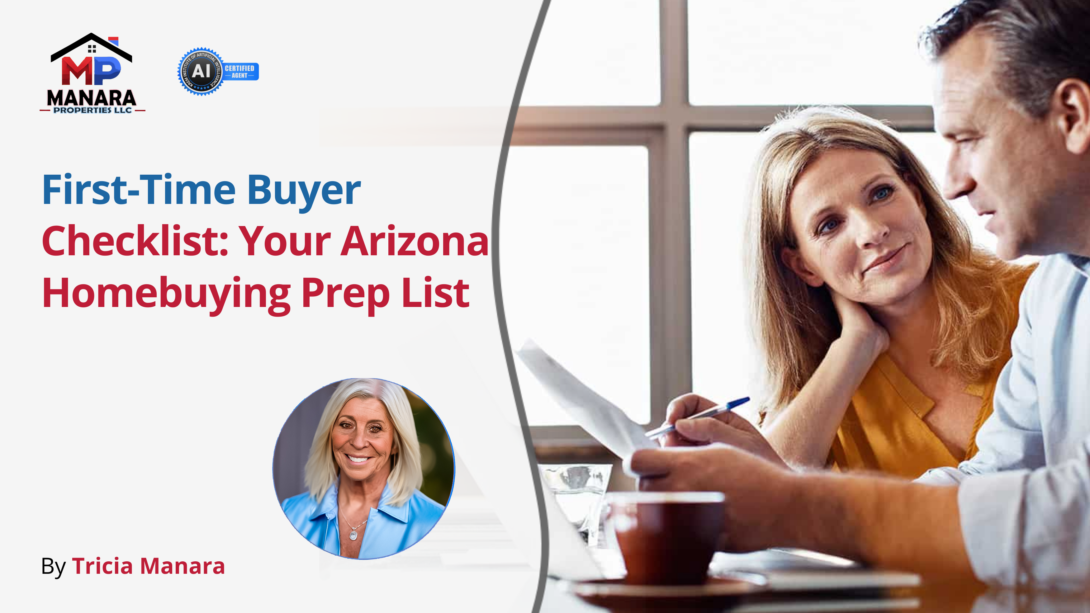 Step-by-Step Checklist for Buying Your First Home in Arizona header image.