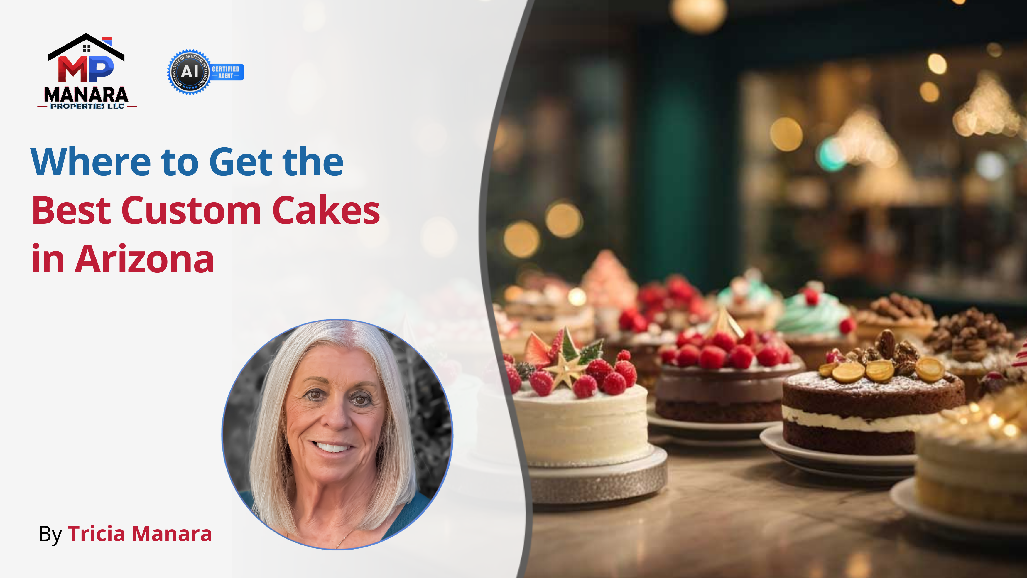 Best Custom Cake Bakeries in Arizona for Every Occasion header image.