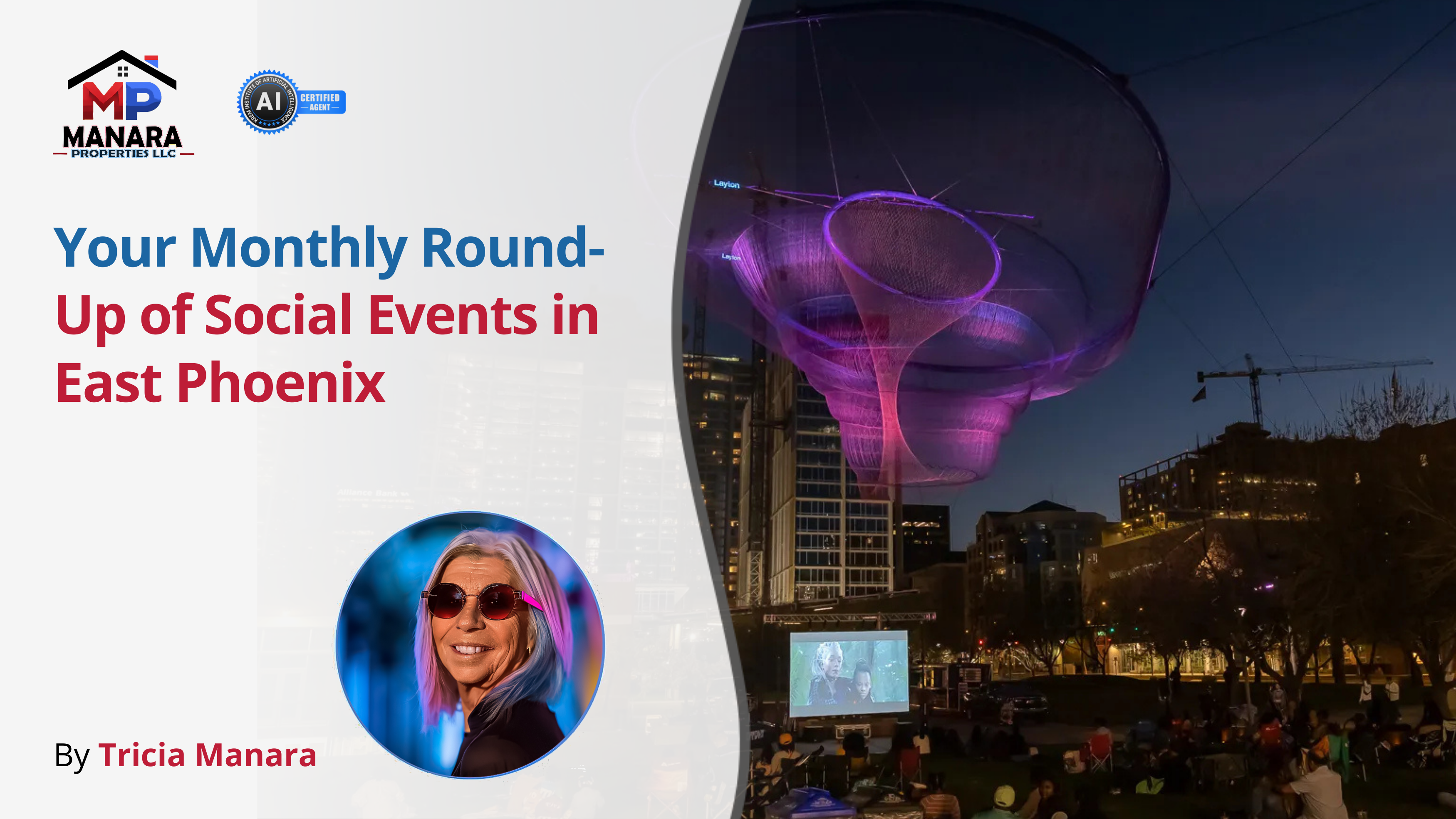 East Phoenix Monthly Guide to Fun, Culture, and Connection header image.