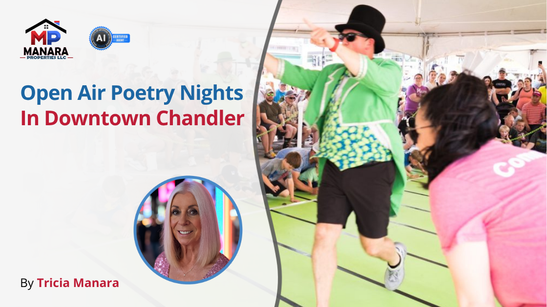 Experience Downtown Chandler’s Open Air Poetry Nights header image.