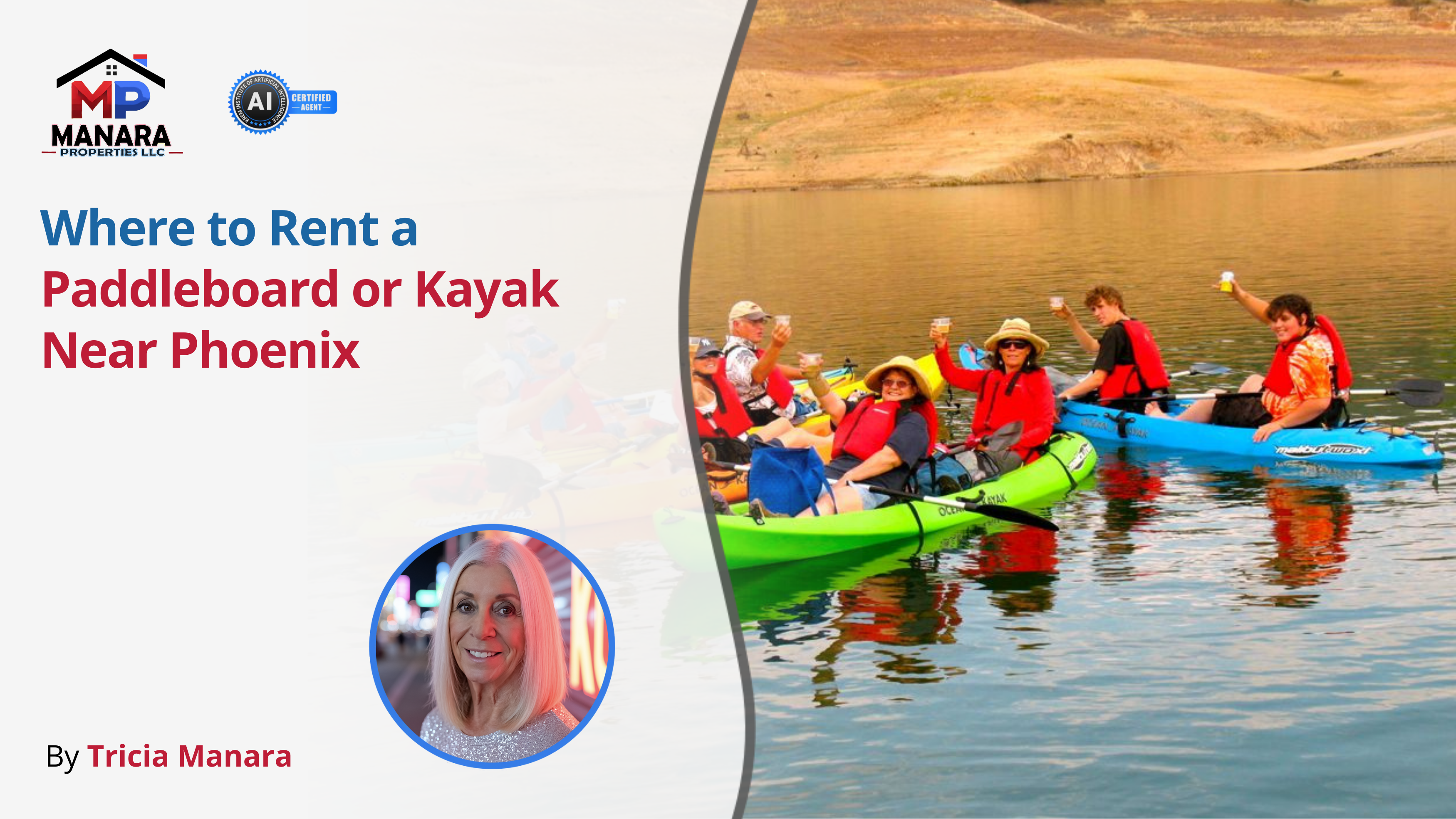 Where to Rent a Paddleboard or Kayak Near Phoenix for Your Next Adventure header image.
