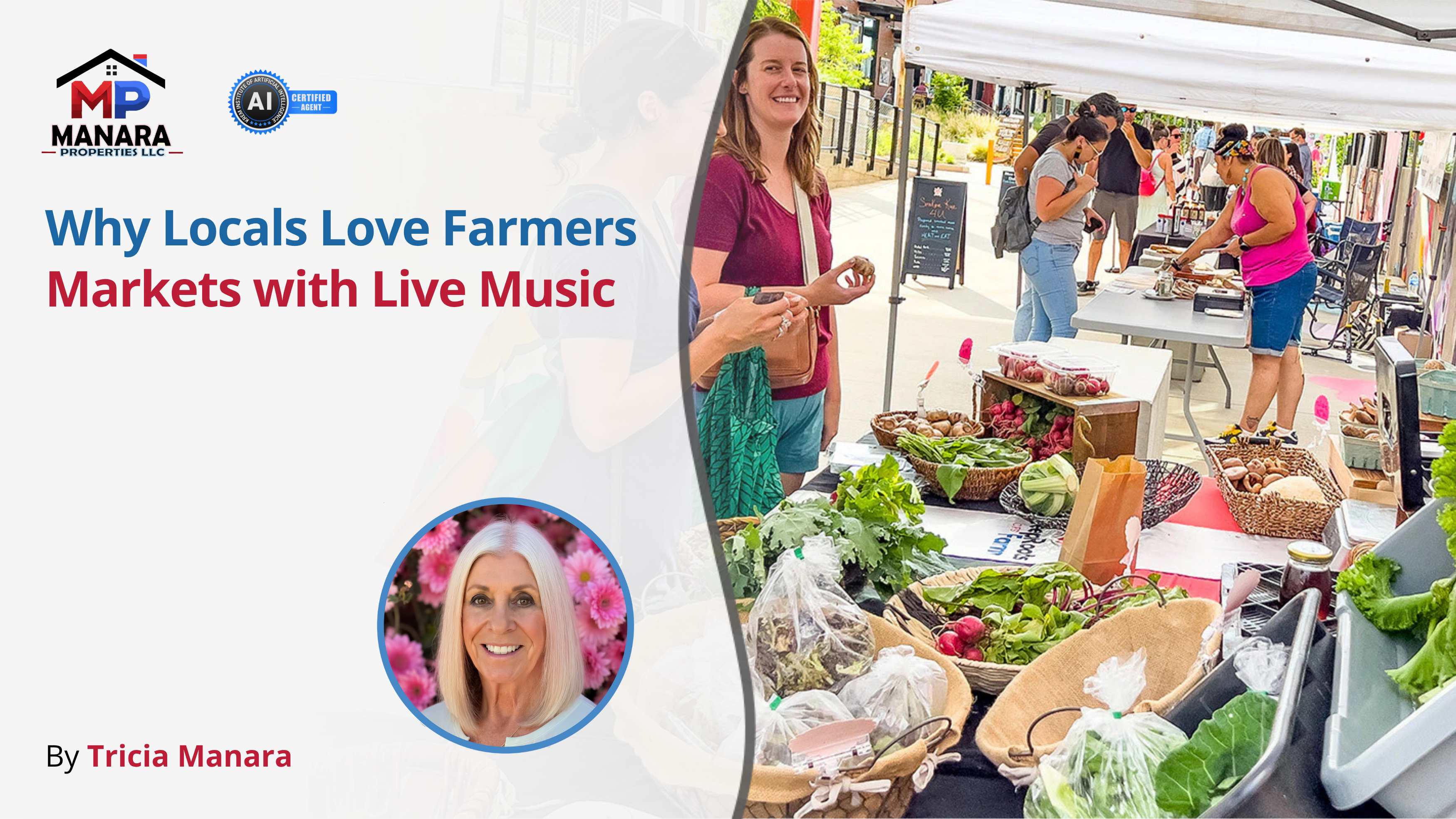 How Farmers Markets with Live Music Create the Perfect Weekend Vibe header image.