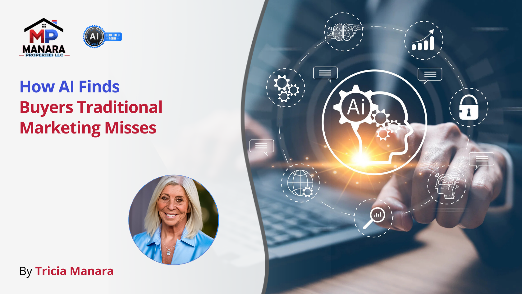 The Smart Way to Find Home Buyers Using AI in Real Estate header image.