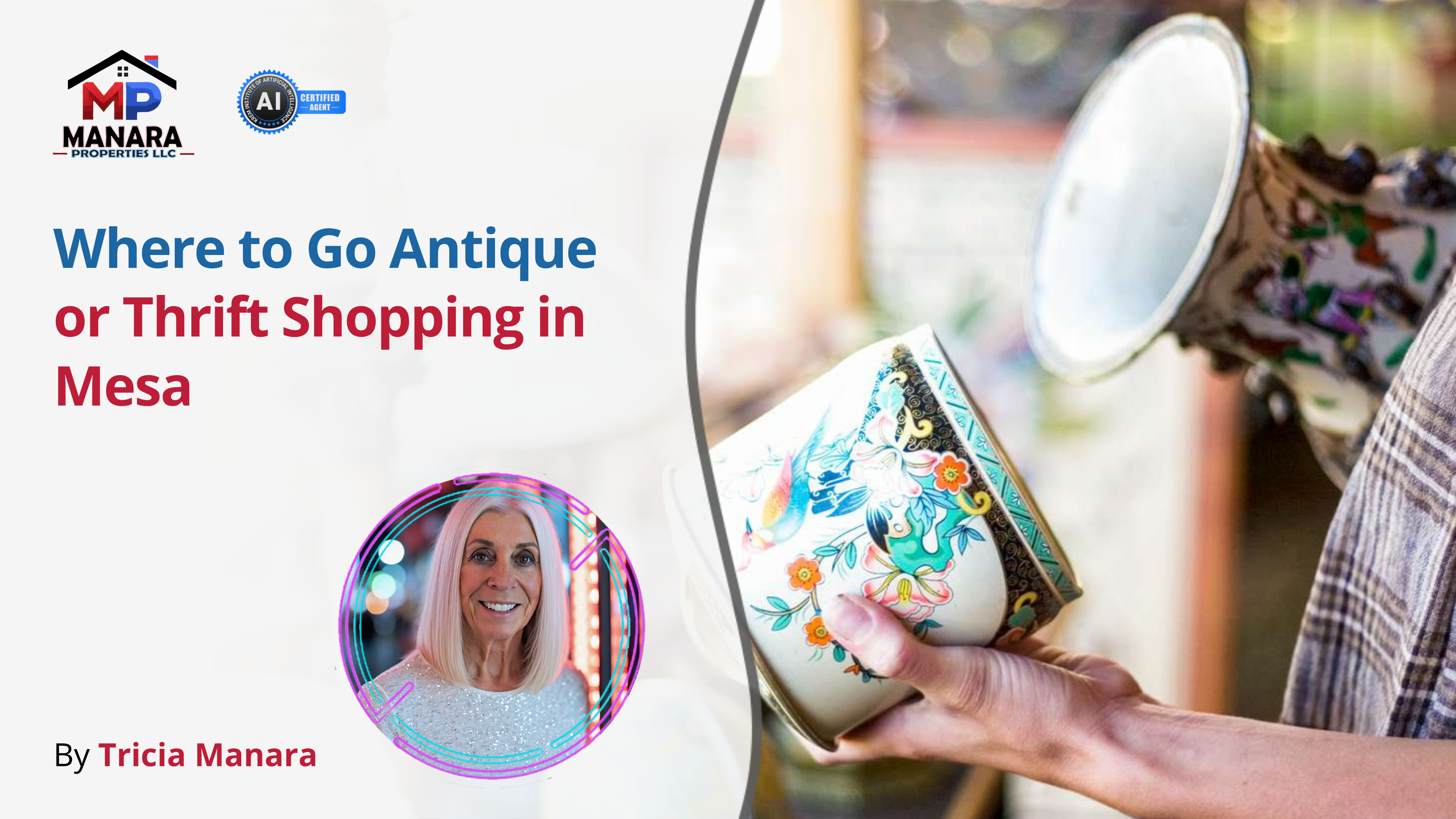 Best Places for Antique and Thrift Shopping in Mesa AZ header image.