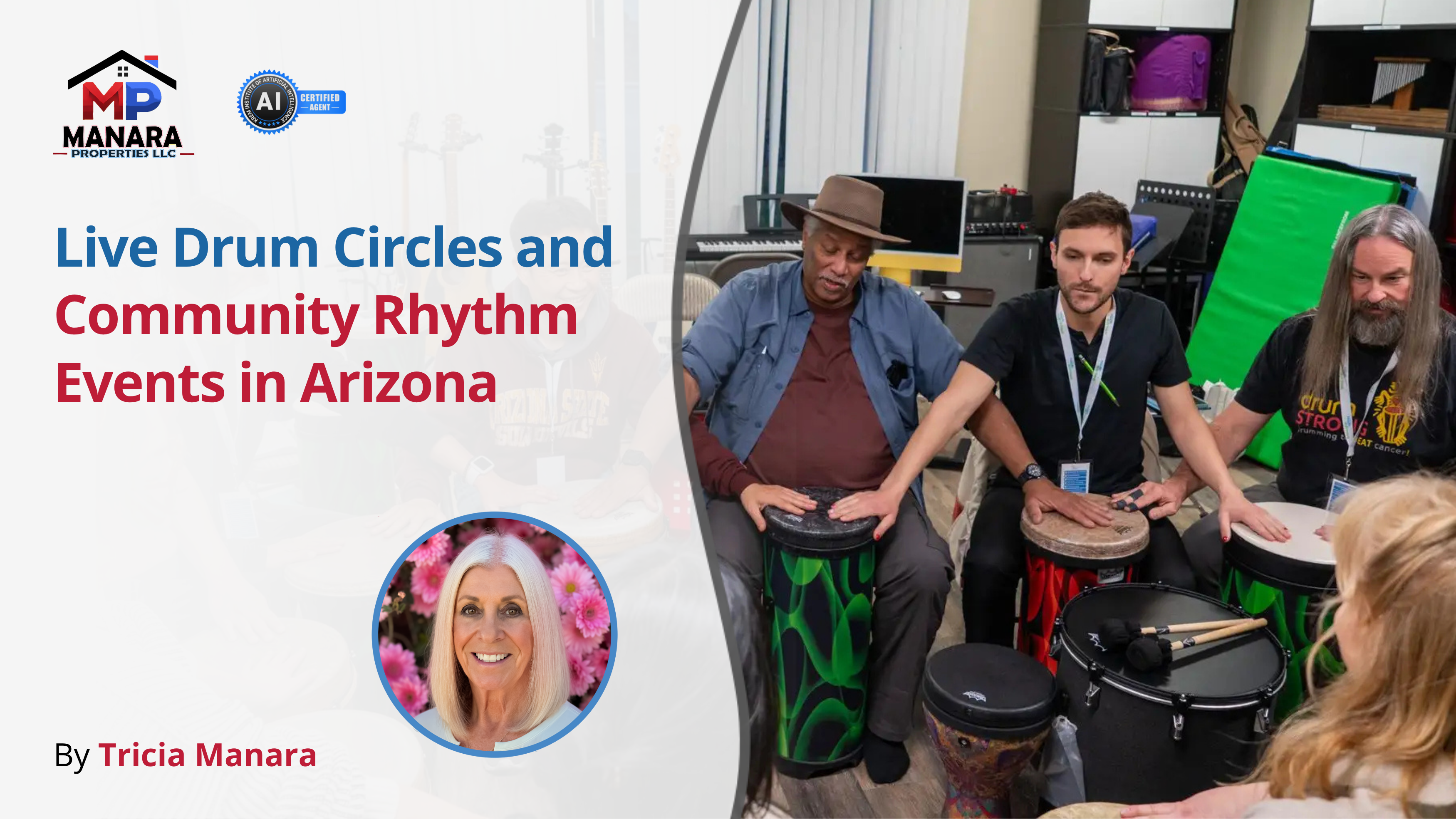 Join the Beat Live Drum Circles and Community Rhythm Events in Arizona header image.