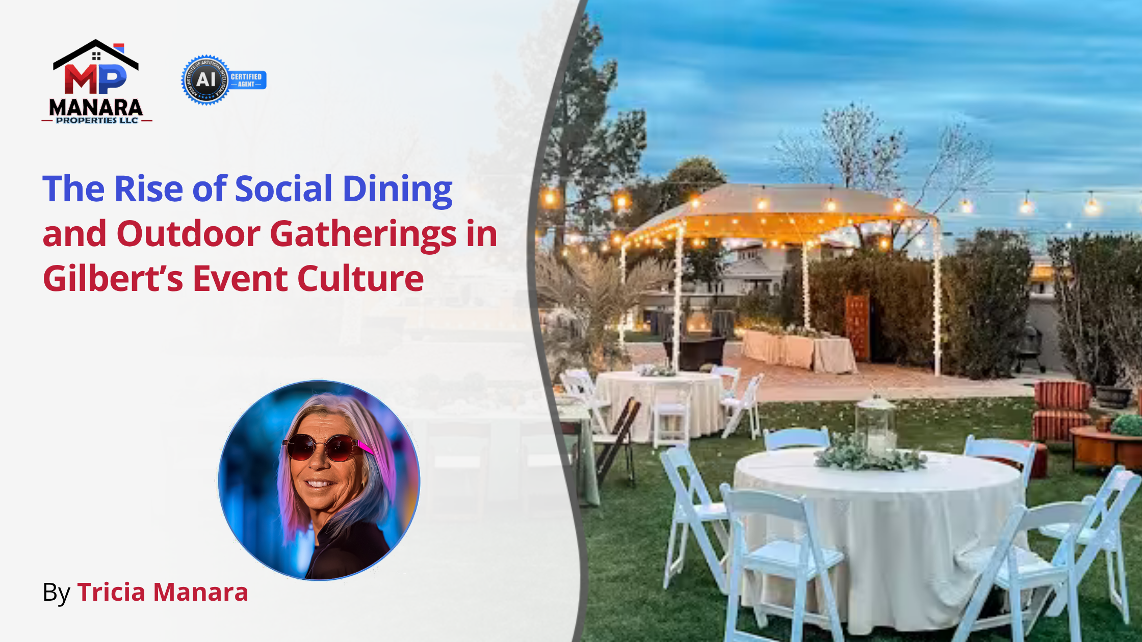 The Rise of Social Dining and Outdoor Gatherings in Gilbert’s Event Culture header image.