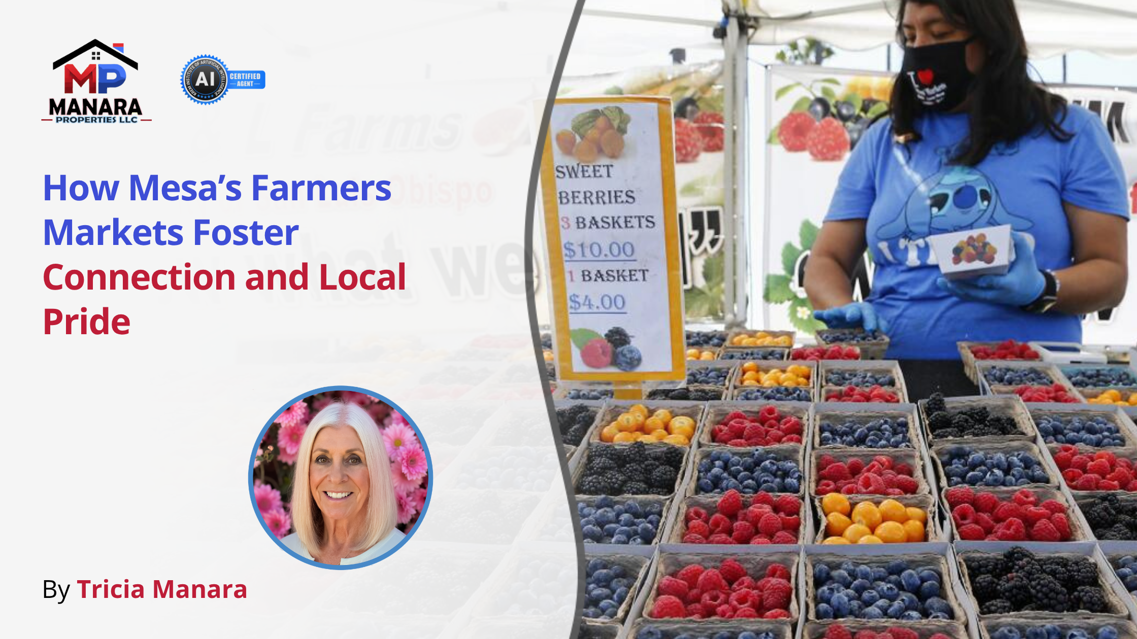Mesa Farmers Markets Building Community and Local Pride header image.