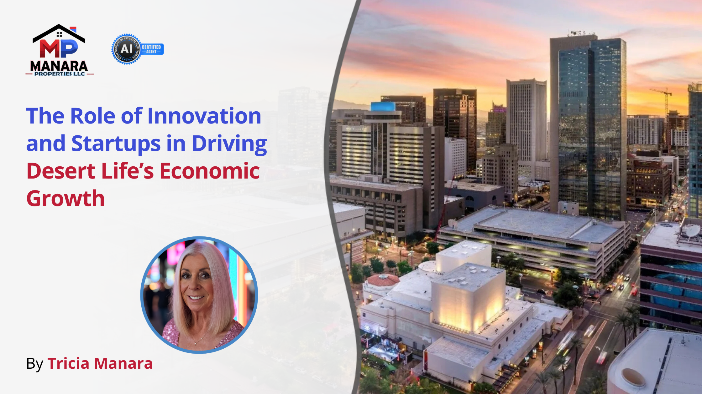 Innovation and Startups Driving Economic Growth in Desert Cities header image.
