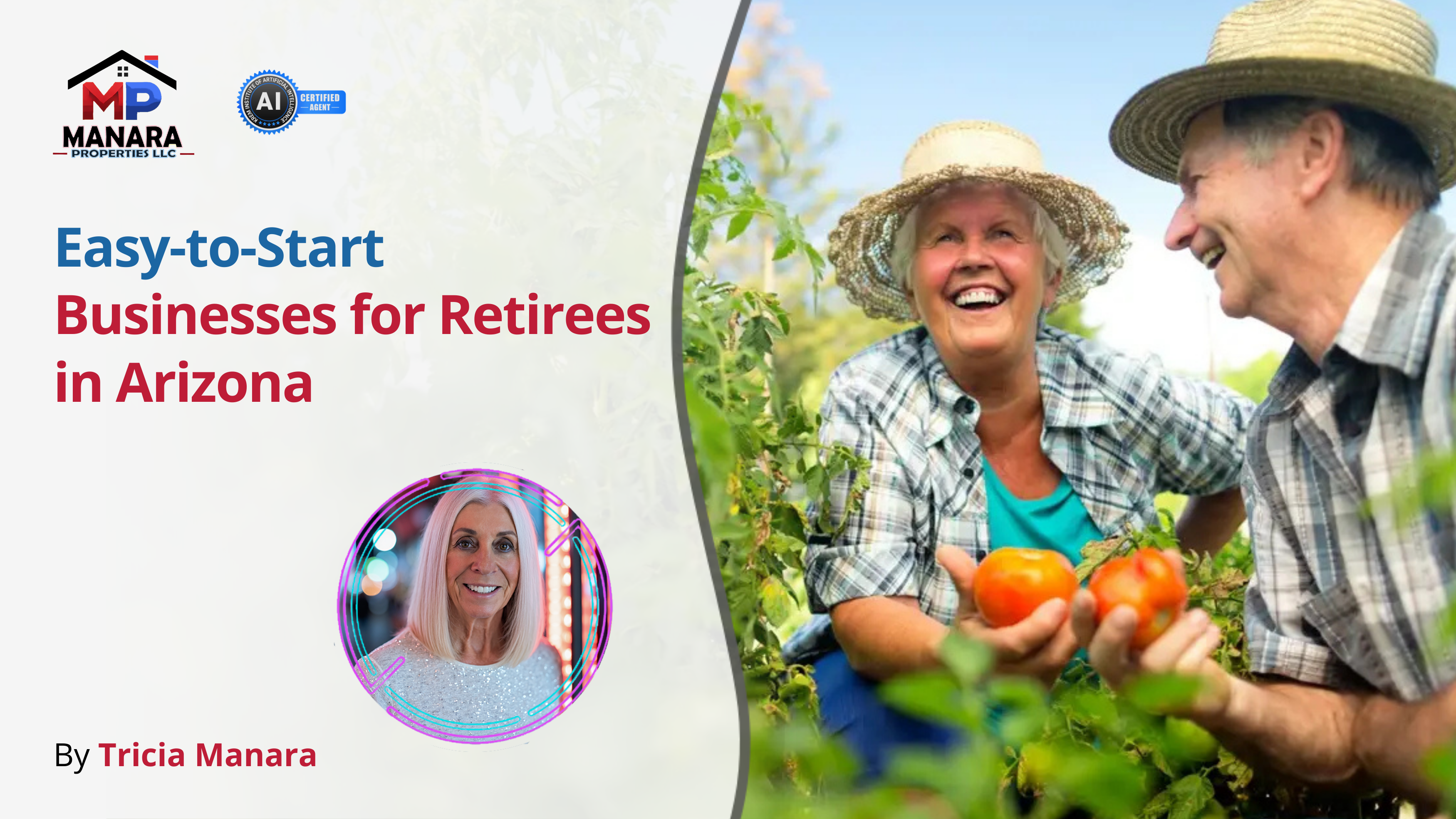 Smart and Simple Business Ideas for Retirees in Arizona header image.