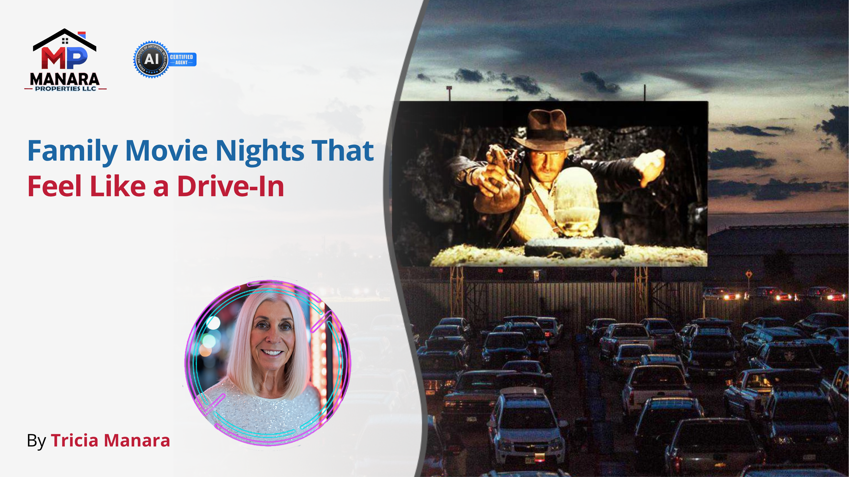 The Ultimate Guide to Hosting a Backyard Movie Night for Families header image.