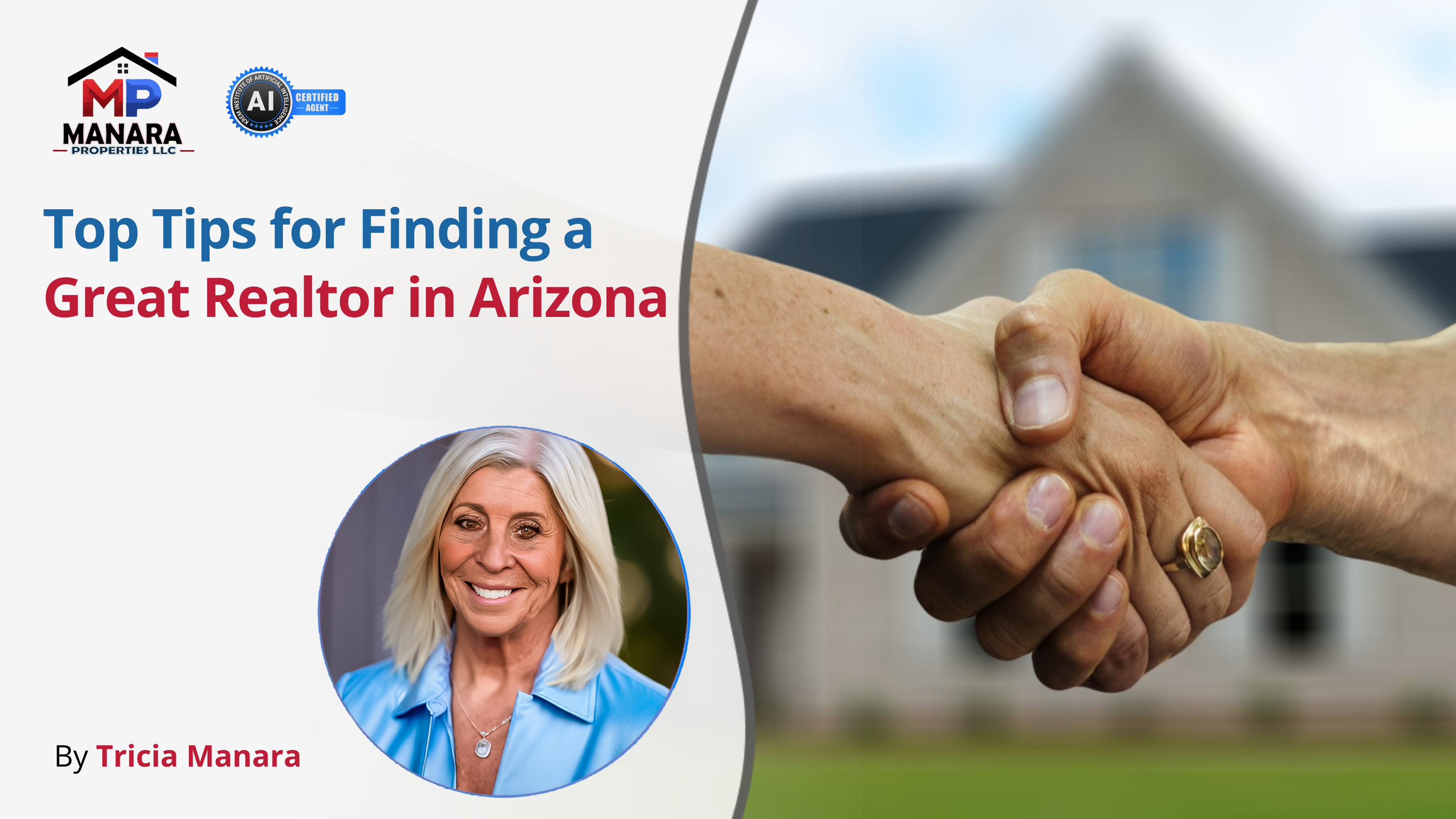 How to Choose the Perfect Real Estate Agent in Arizona header image.