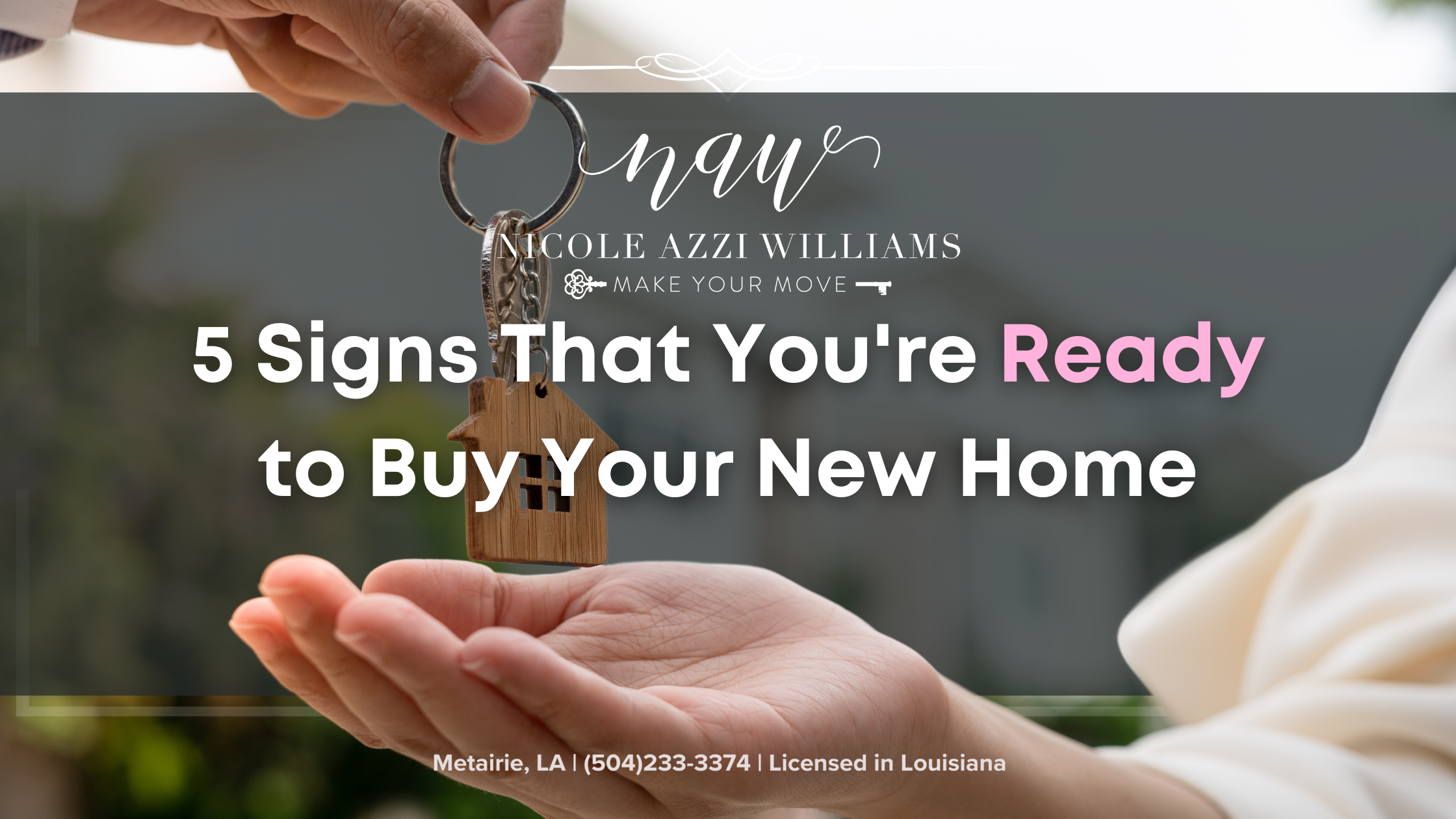 5 Signs That You're Ready to Buy Your New Home header image.