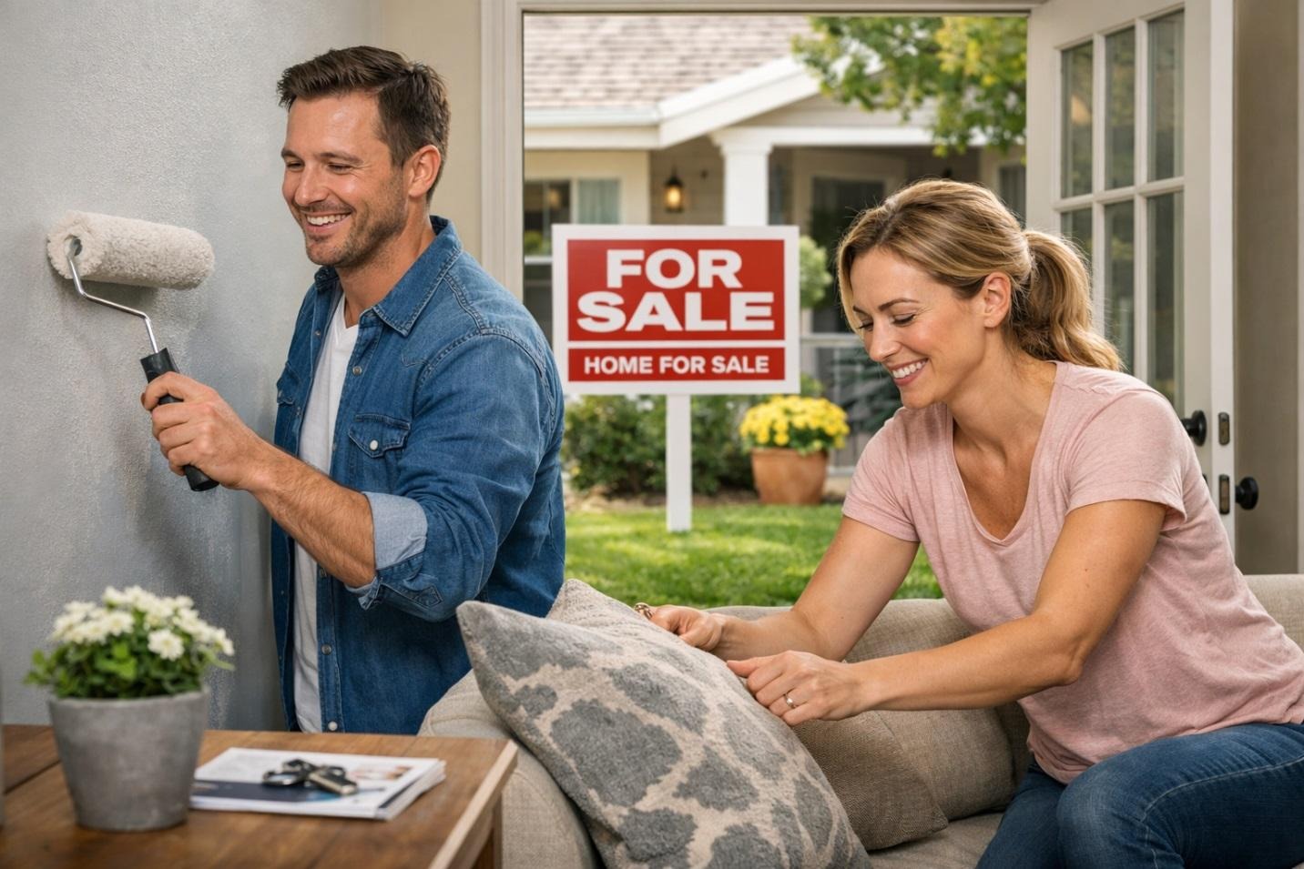 How to Prepare Your Home before Selling (and where you can confidently save money) header image.