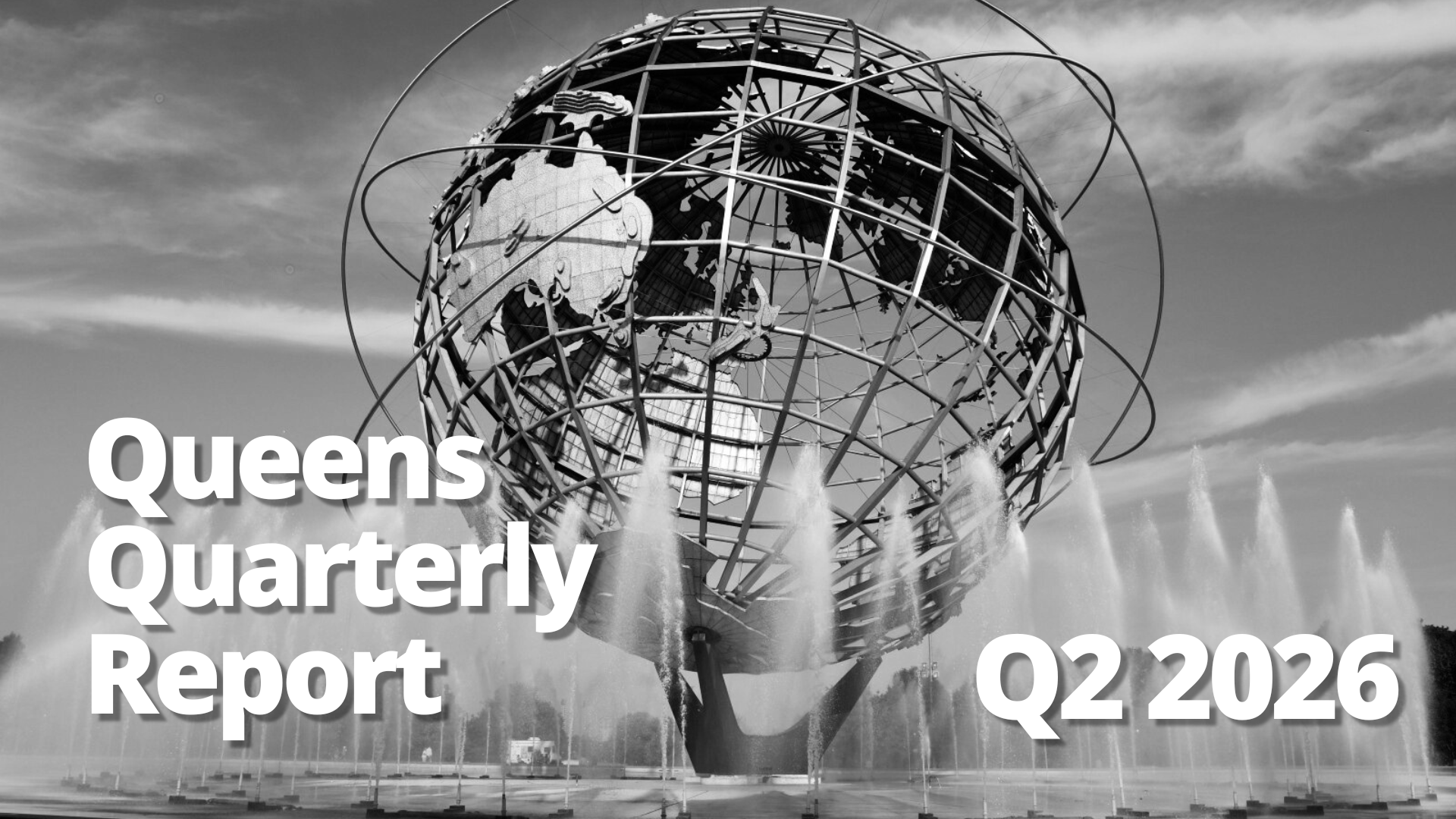 Q2 2026 Queens Market Report header image.