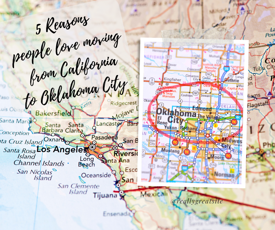 5 Reasons People Love Moving from California to Oklahoma City header image.