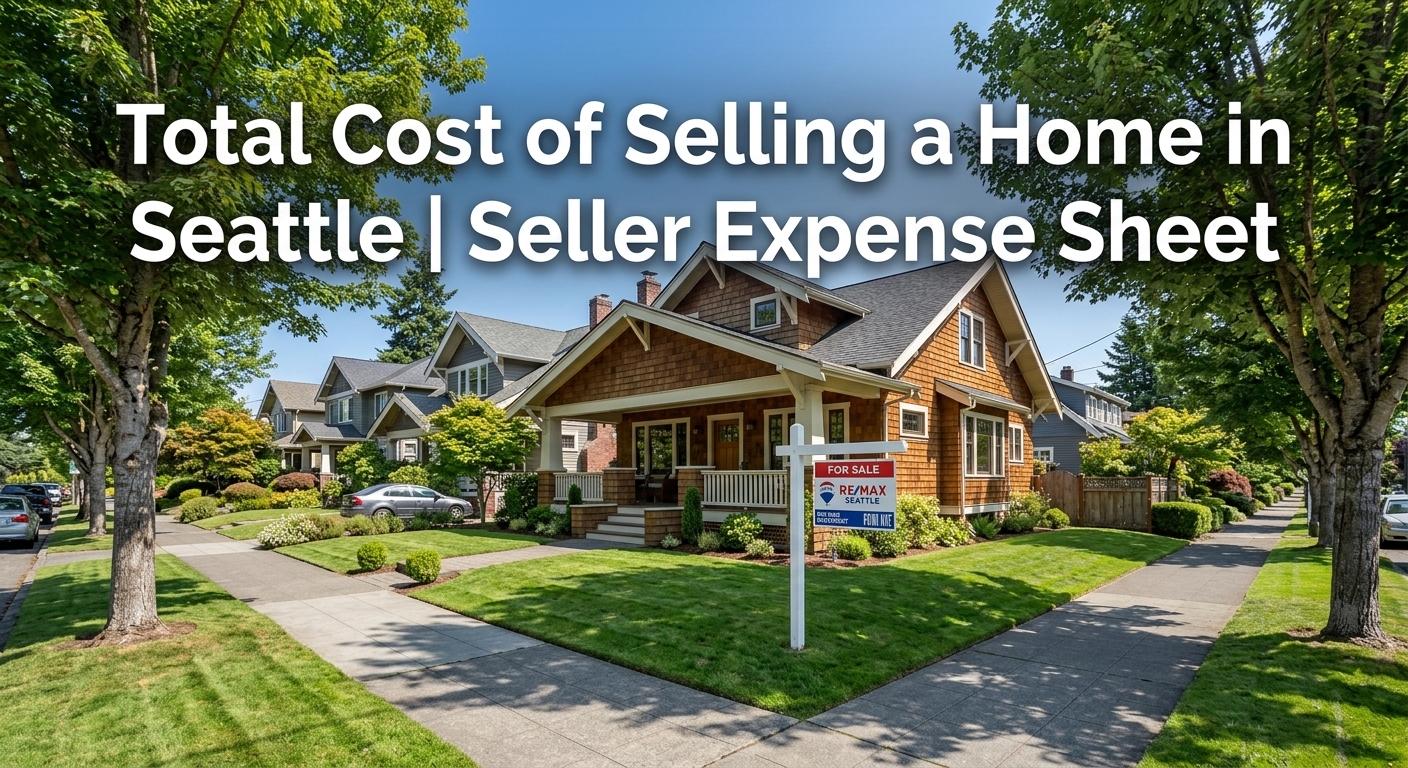 Total Cost of Selling a Home in Seattle | Seller Expense Sheet header image.