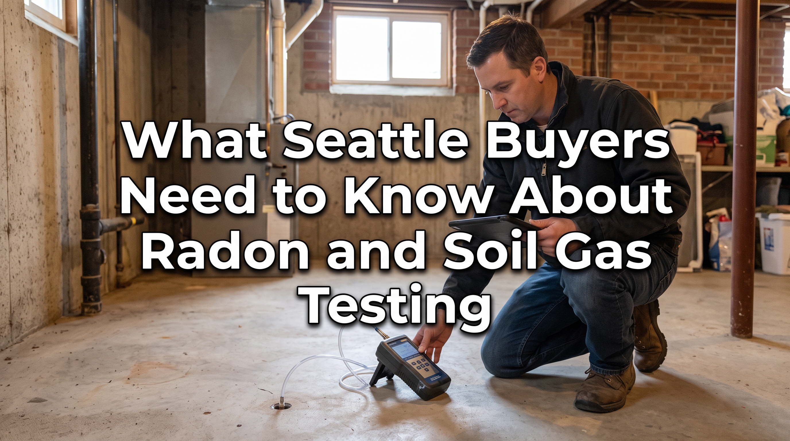 What Seattle Buyers Need to Know About Radon and Soil Gas Testing header image.