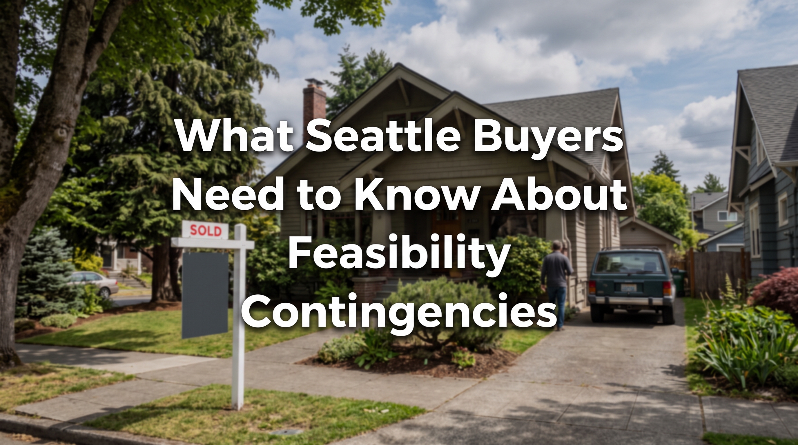 What Seattle Buyers Need to Know About Feasibility Contingencies header image.