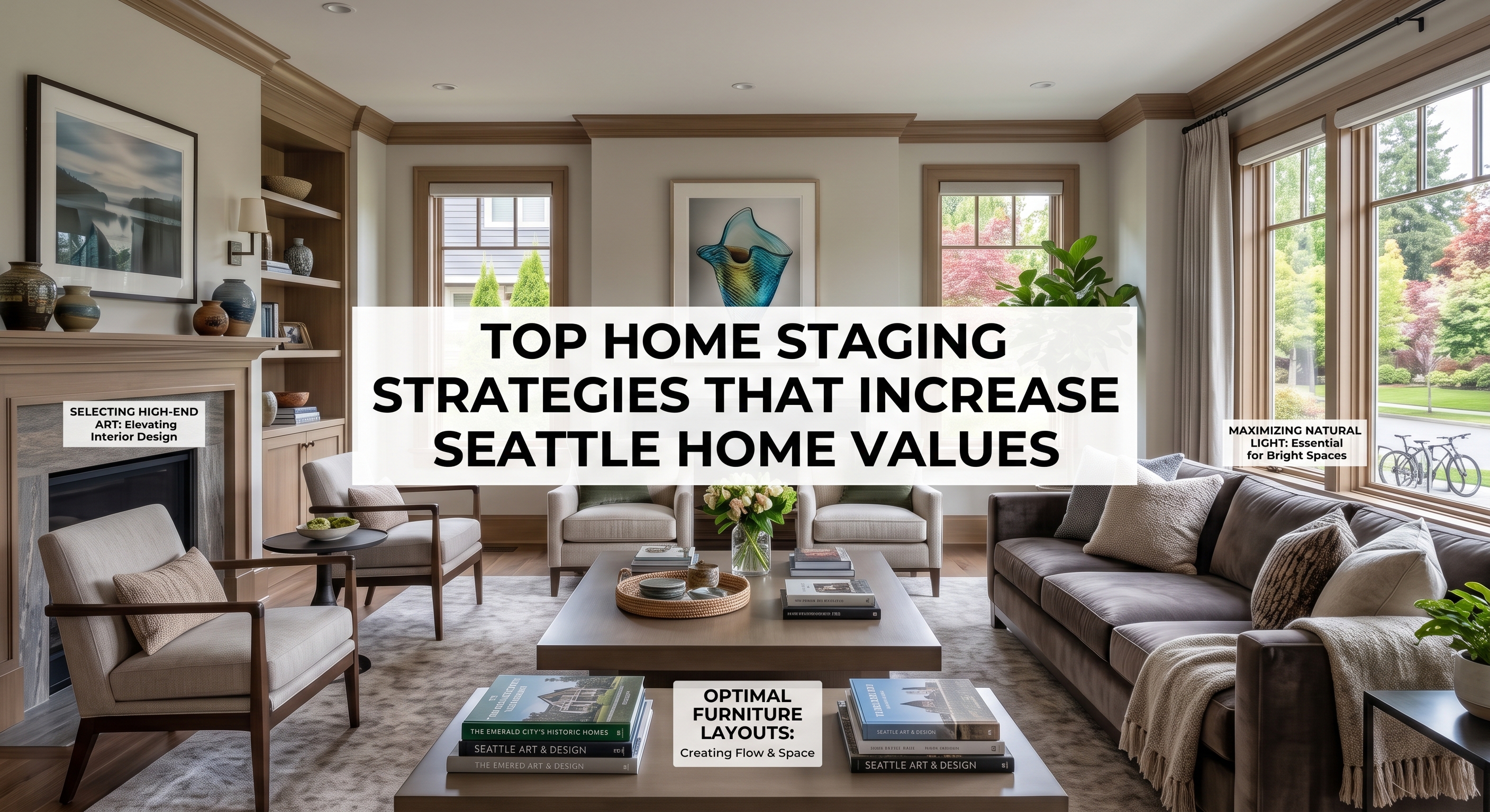Top Home Staging Strategies That Increase Seattle Home Values header image.
