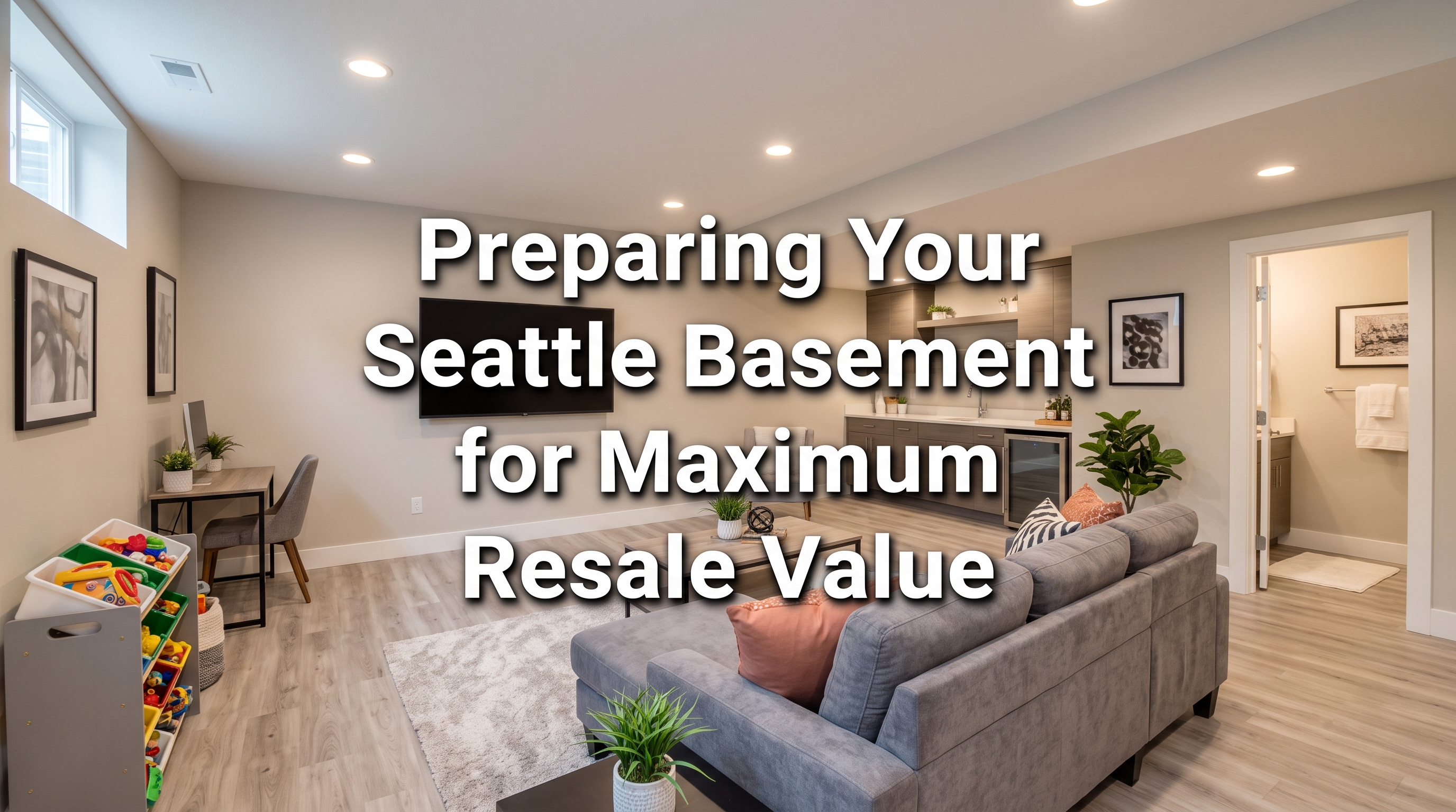 Preparing Your Seattle Basement for Maximum Resale Value header image.