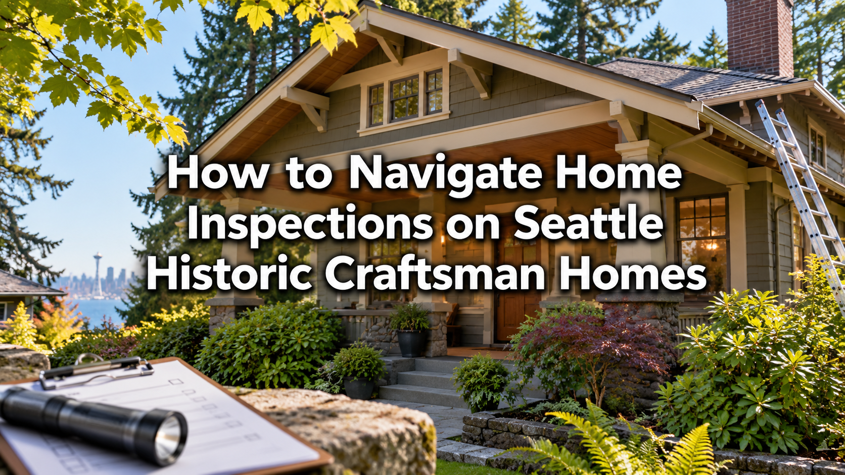 How to Navigate Home Inspections on Seattle Historic Craftsman Homes header image.