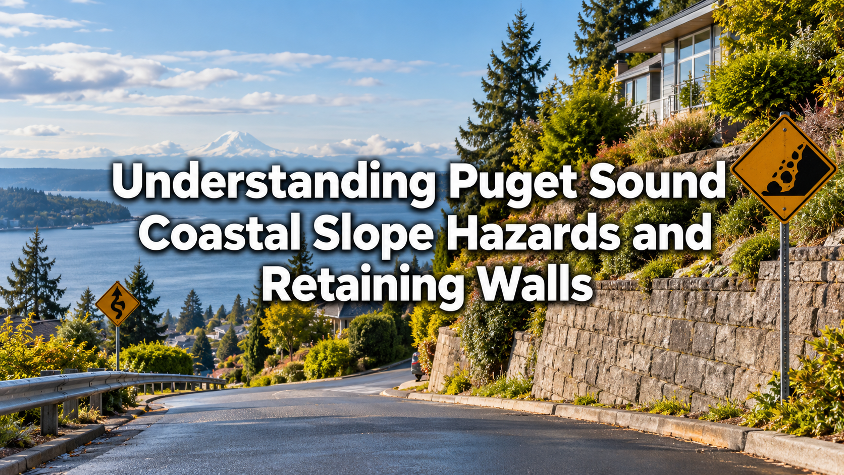 Understanding Puget Sound Coastal Slope Hazards and Retaining Walls header image.