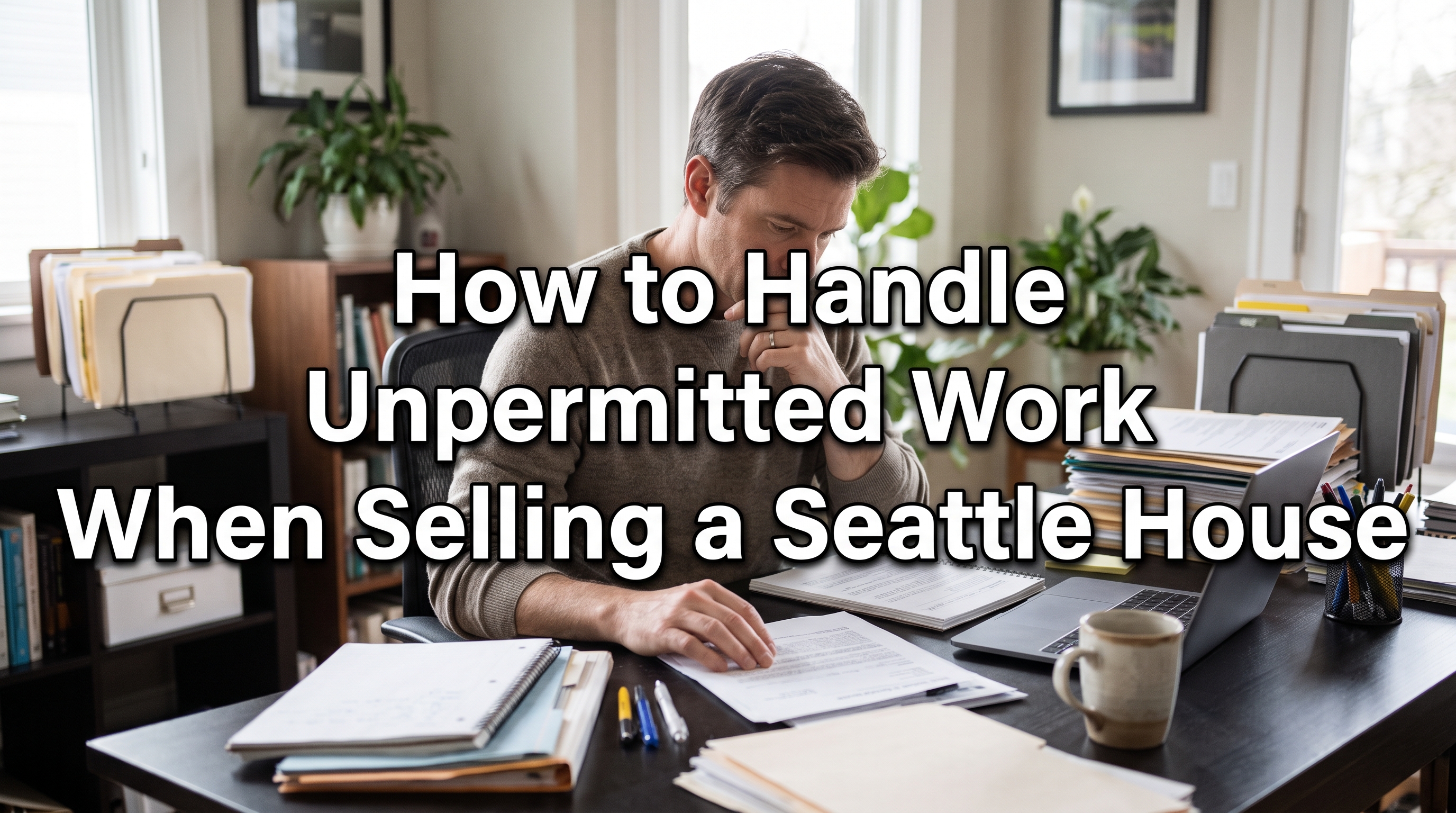 How to Handle Unpermitted Work When Selling a Seattle House header image.