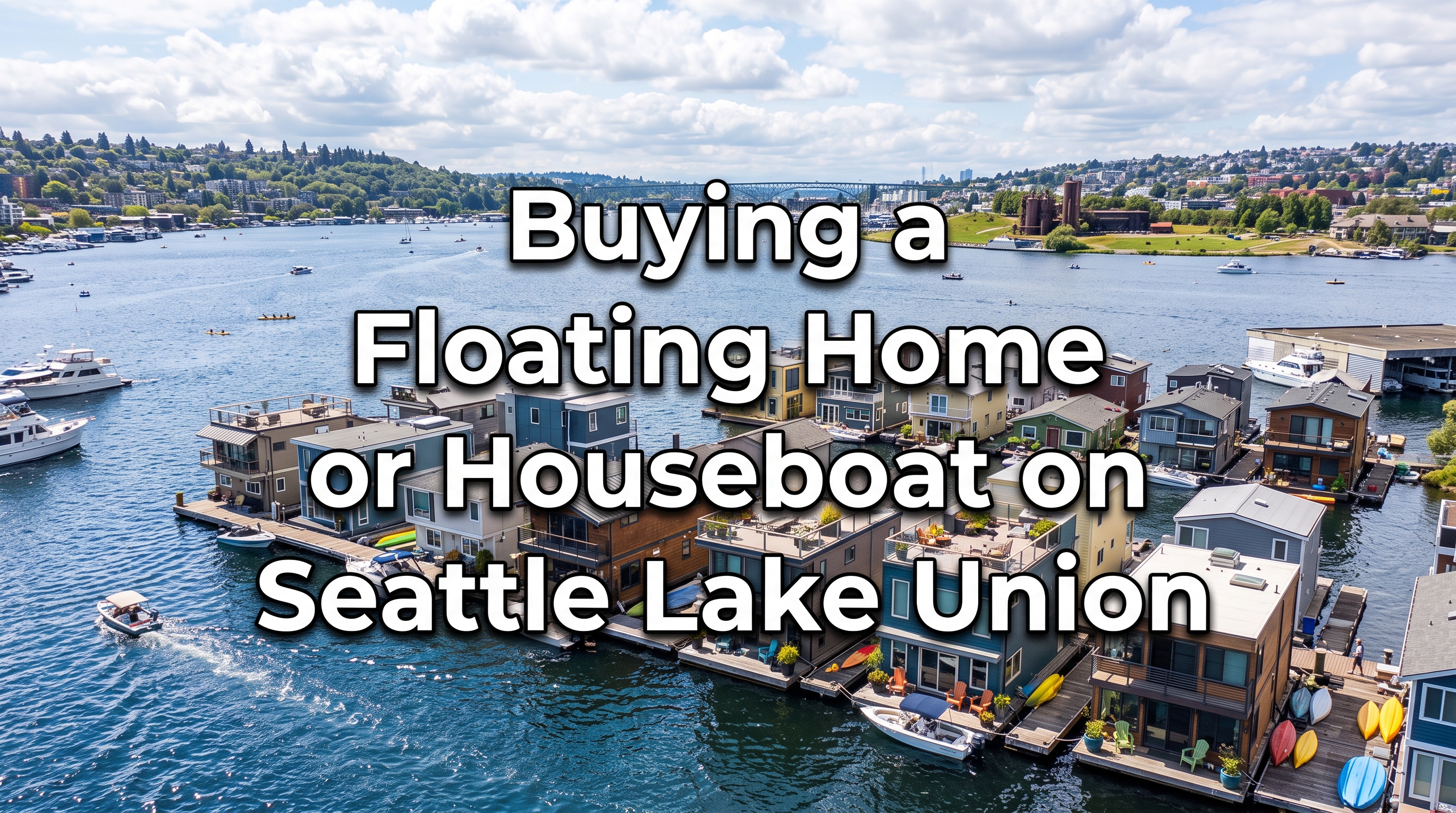 Buying a Floating Home or Houseboat on Seattle Lake Union header image.