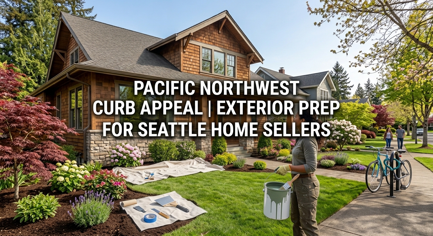 Seattle Curb Appeal Tips | Exterior Prep for Home Sellers header image.