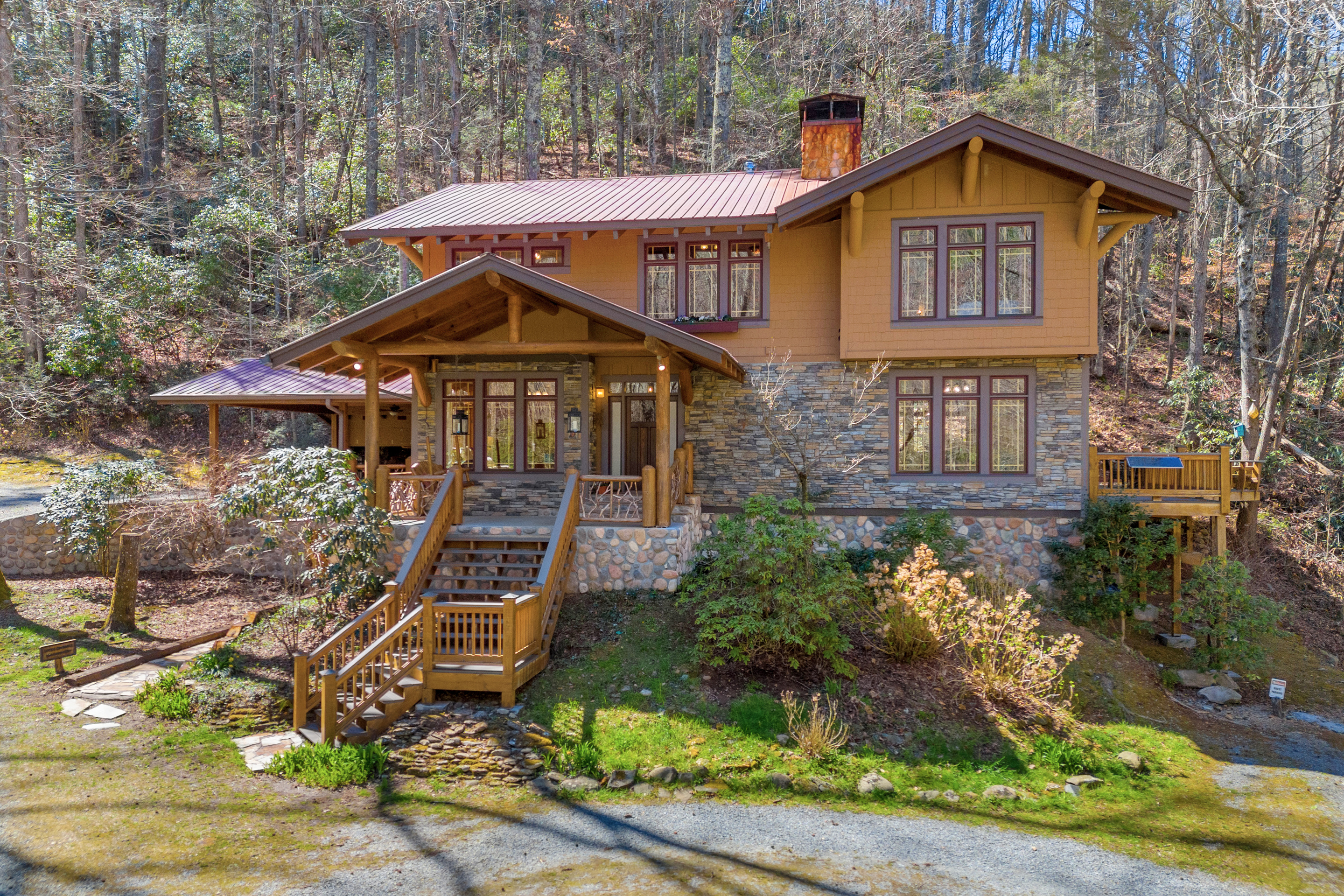 Where Nature Meets Elegance: A Rare 50-Acre Retreat in the North Georgia Mountains header image.