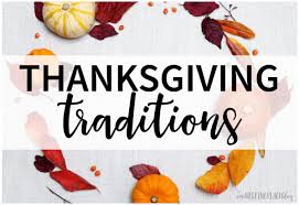 Thanksgiving Traditions header image.