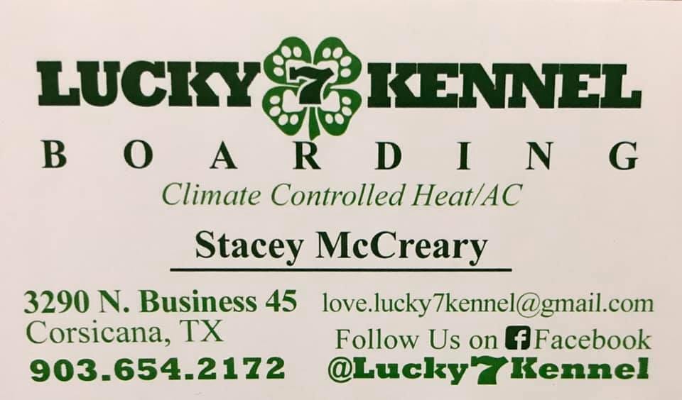 Lucky 7 Kennel header image.