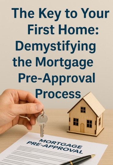 The Key to Your First Home: Demystifying the Mortgage Pre-Approval Process header image.