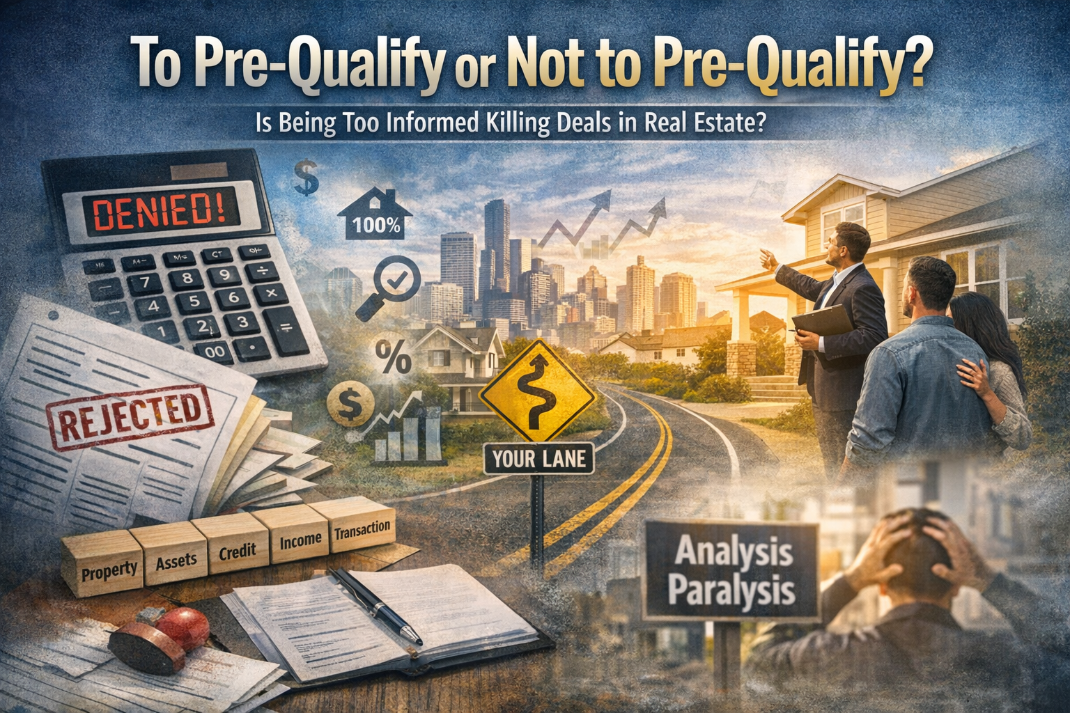 To Pre-Qualify or Not to Pre-Qualify — Is Being Too Informed Killing Deals in Real Estate? header image.