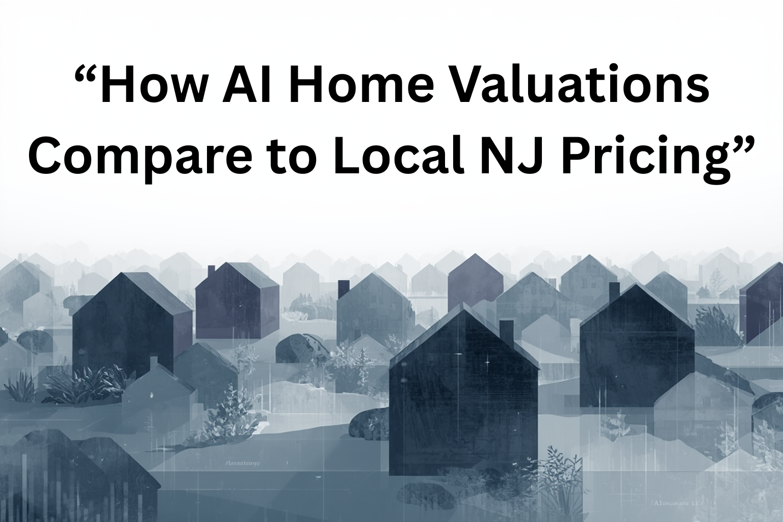 How AI Home Valuations Compare to Local NJ Pricing header image.