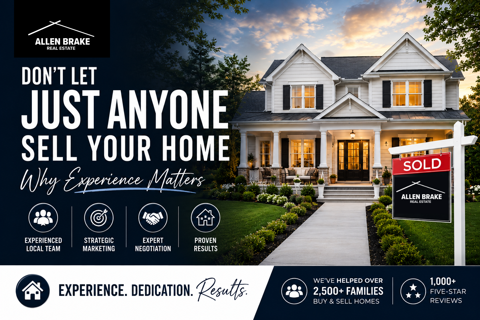 Don't Let Just Anyone Sell Your Home: Why Experience Matters header image.