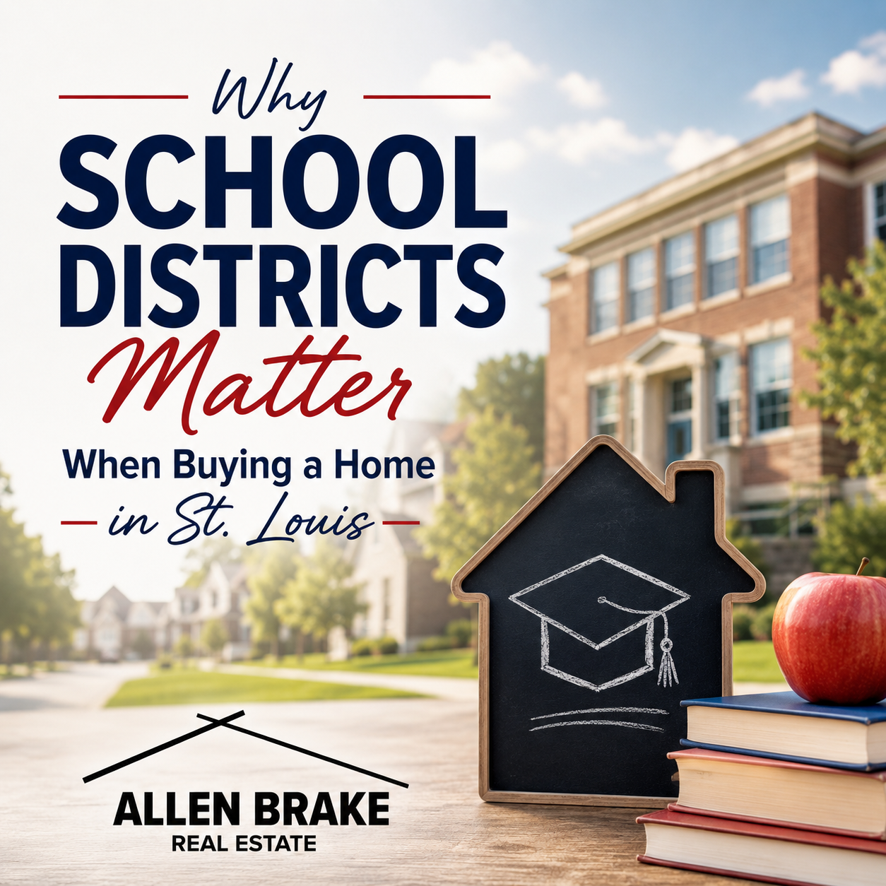 Why School Districts Matter When Buying a Home in St. Louis header image.