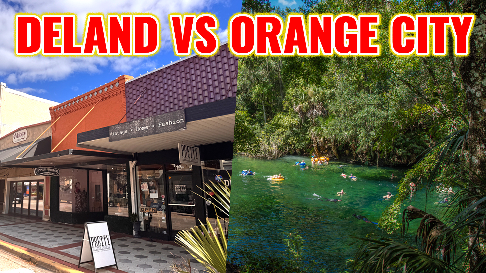 What is the difference between living in DeLand vs. Orange City? header image.